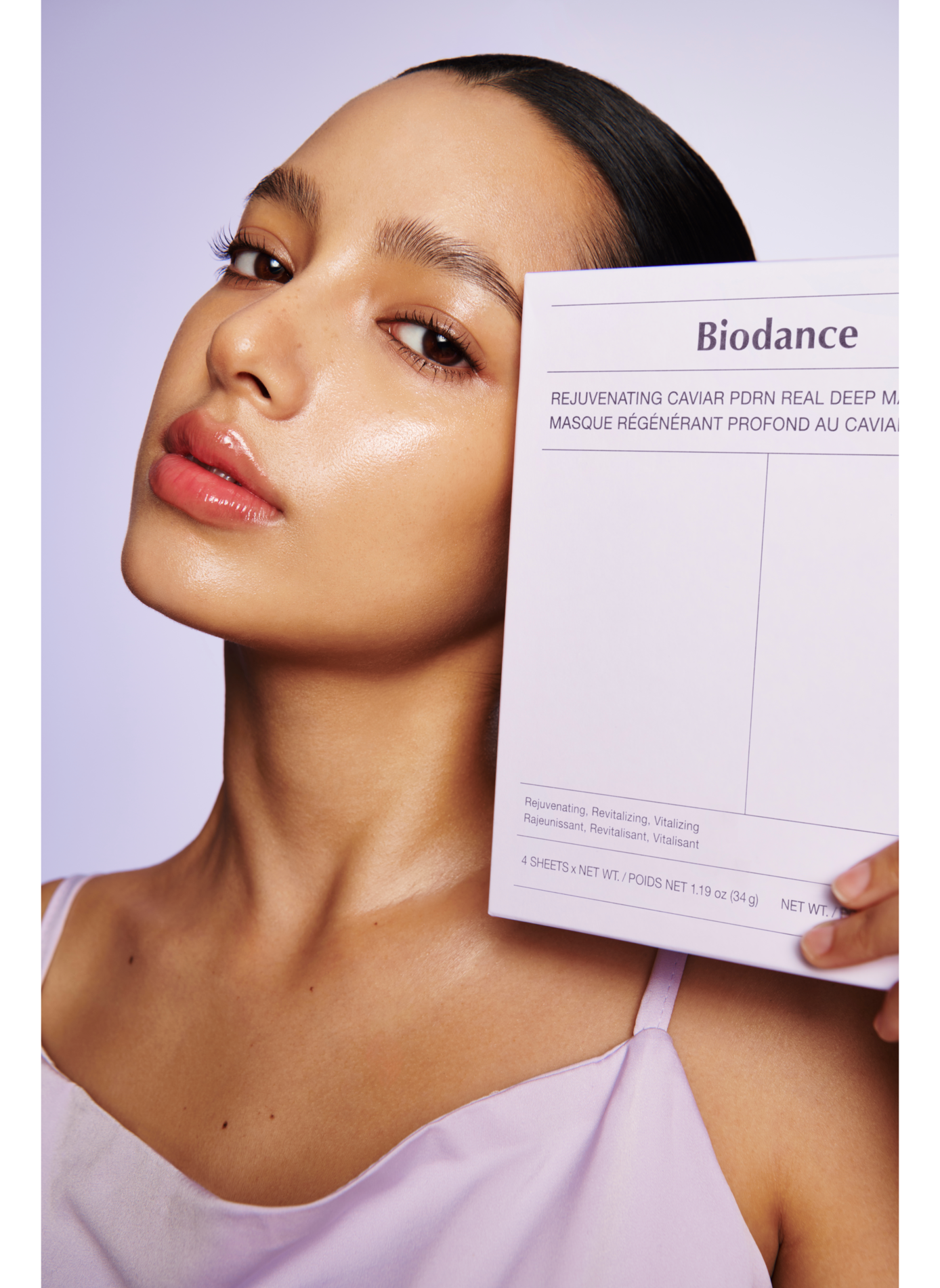 Pack de 4 masques régénérants au Pdrn et Caviar BIODANCE No color