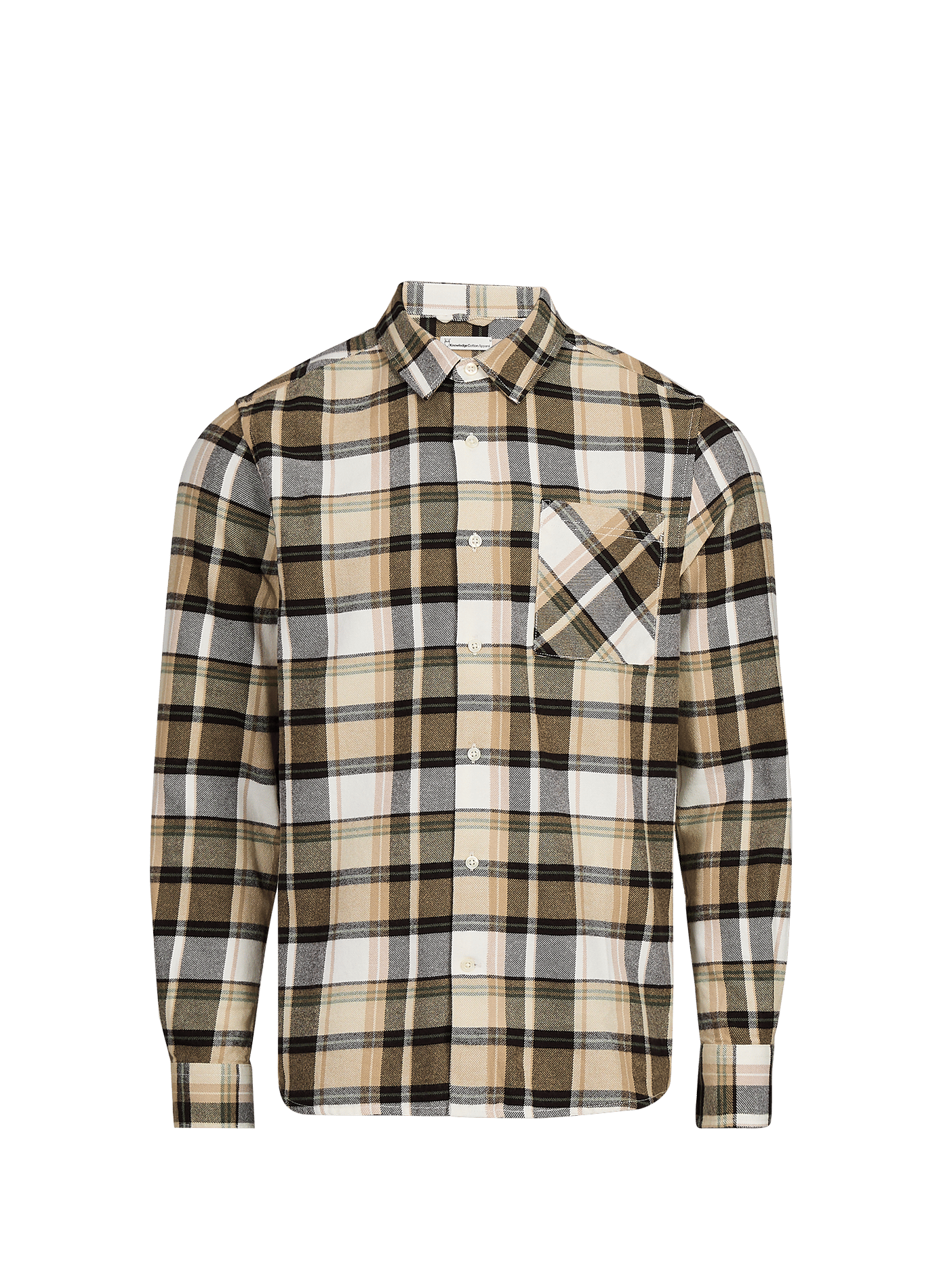 Chemise droite en coton KNOWLEDGE COTTON Orange