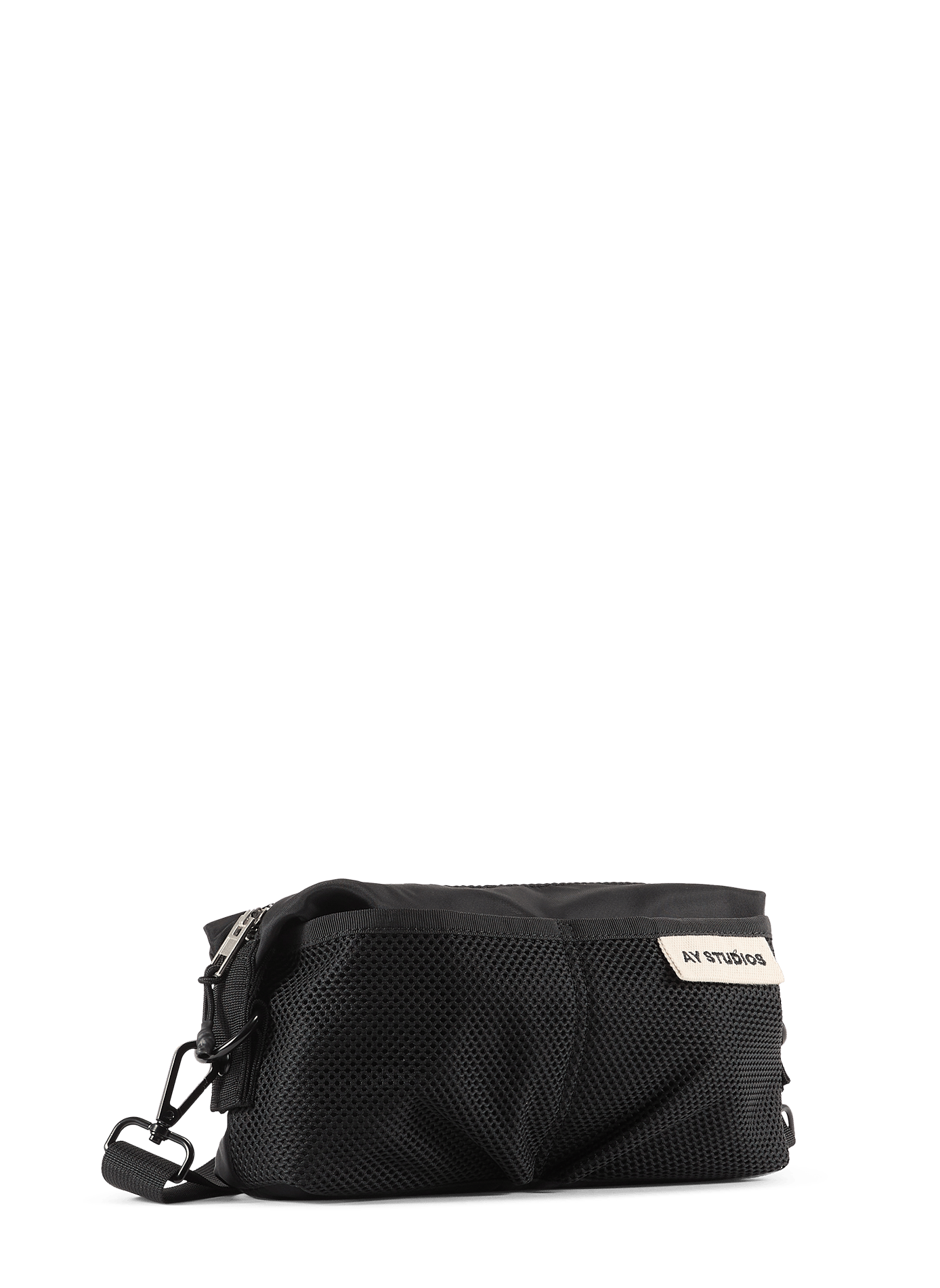 Crossbody logo bag AY STUDIOS Black
