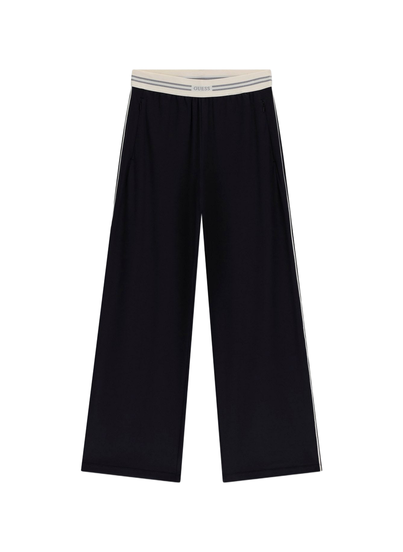 Brunella wide-leg elasticated-waist sweatpants GUESS Black