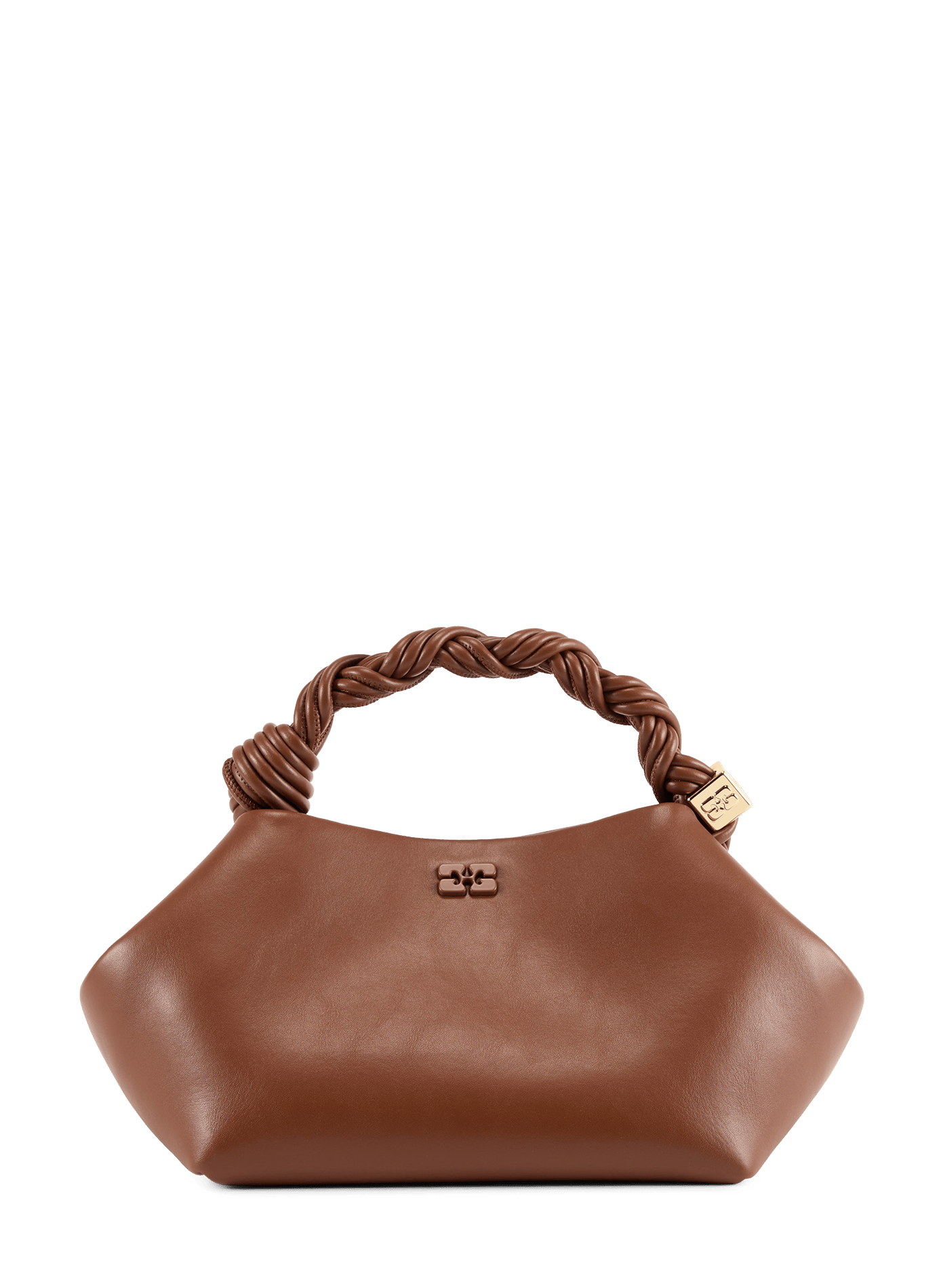 Small Bou leather blend bag GANNI Red