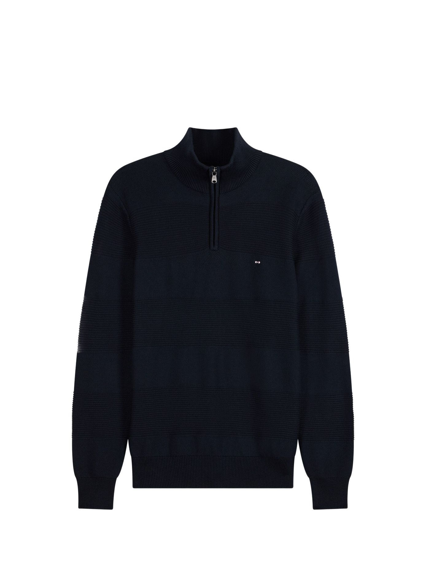Pull col montant en coton mélangé EDEN PARK Blauw