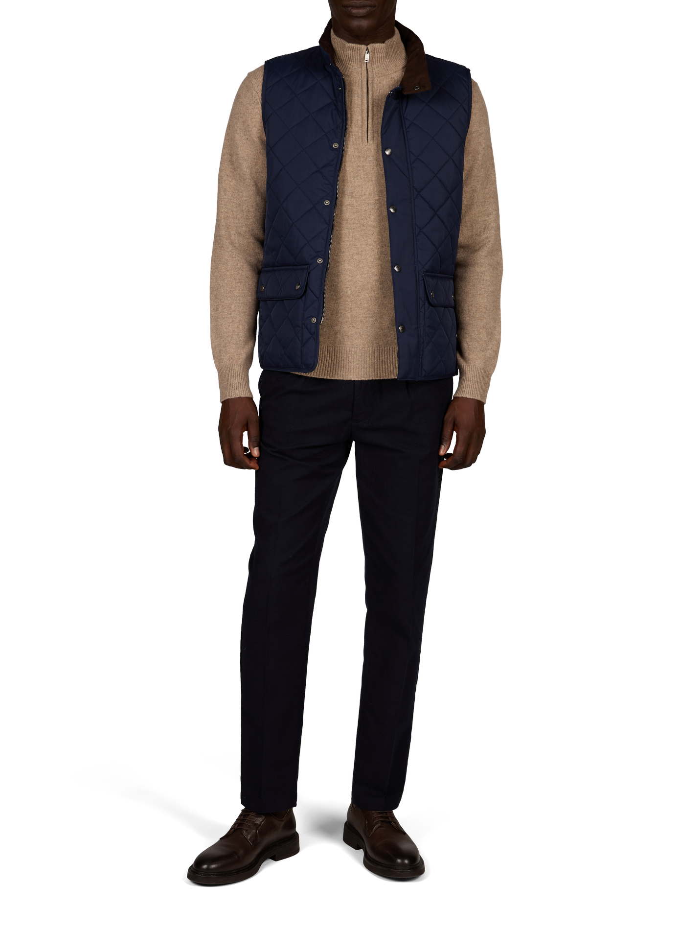 Veste droite sans manches matelassée HACKETT Bleu