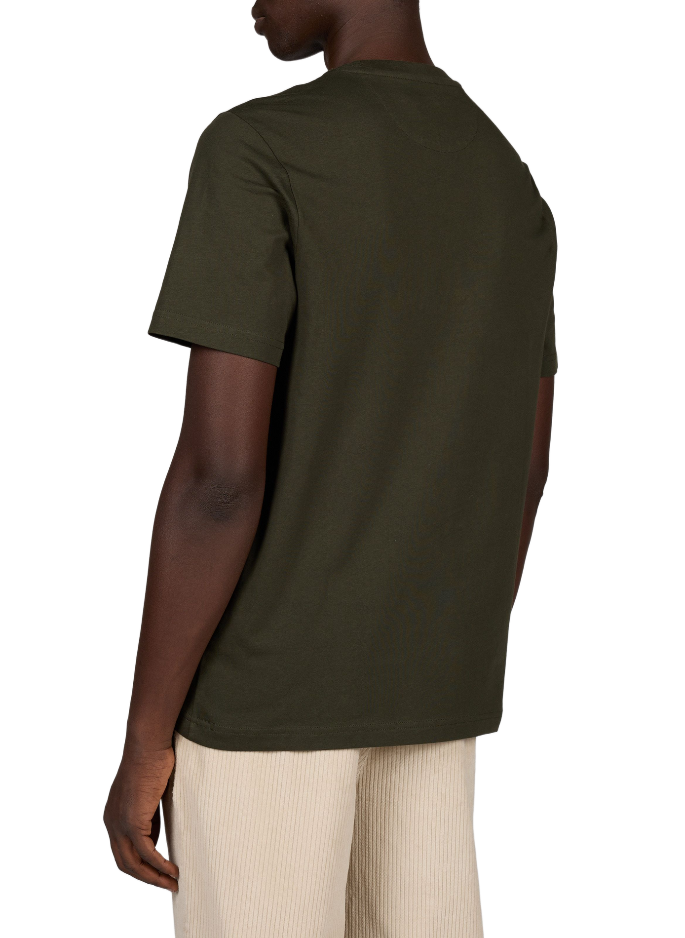 Straight-fit cotton logo T-shirt FARAH Green