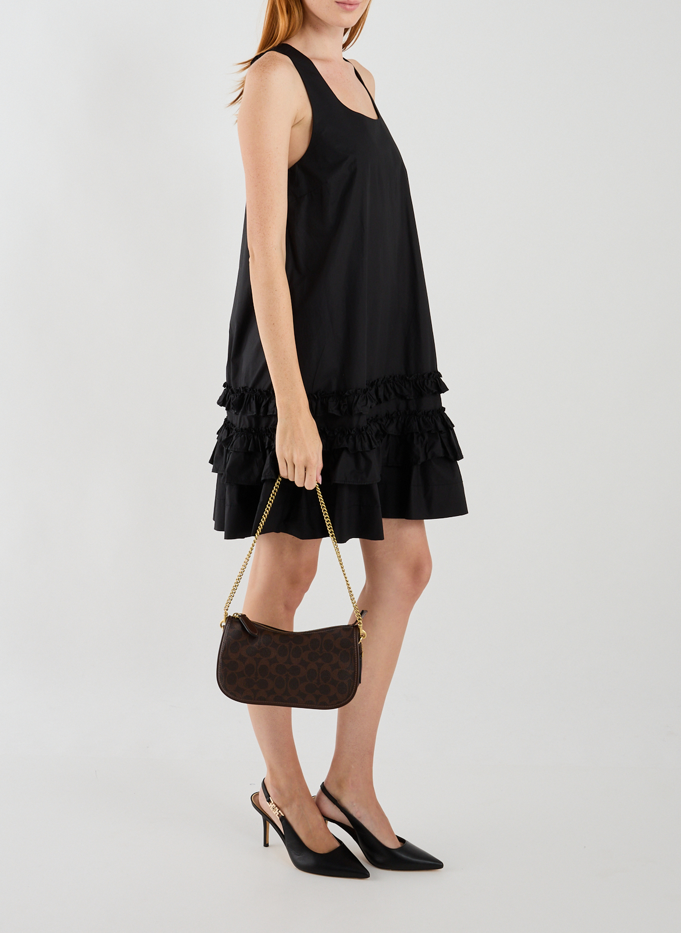 Sac Waverly en toile Exclusive COACH Marron