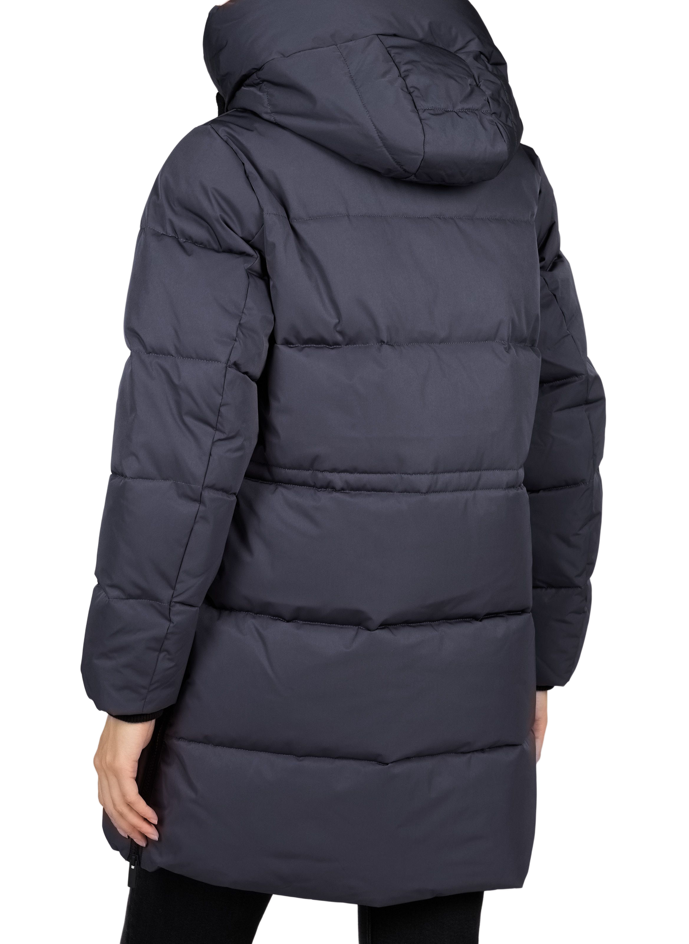Mola Pavinaria rechte donsjas met capuchon MSCH Blauw
