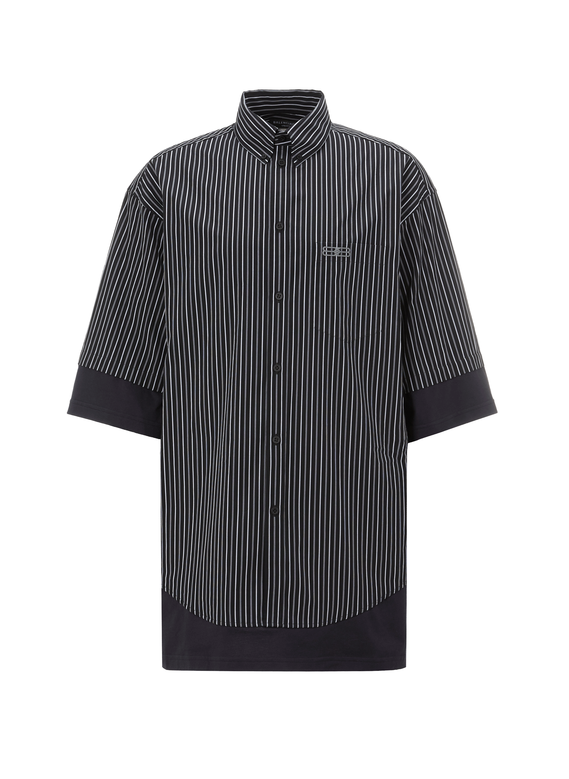 Chemise oversize en popeline de coton