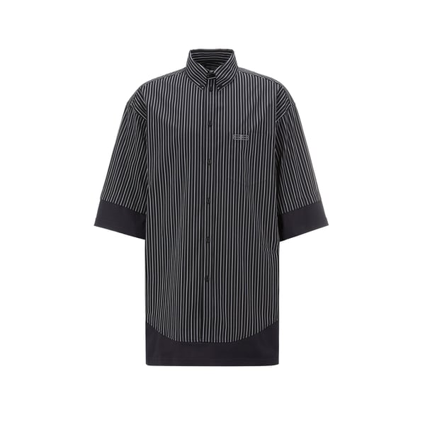 Chemise oversize en popeline de coton