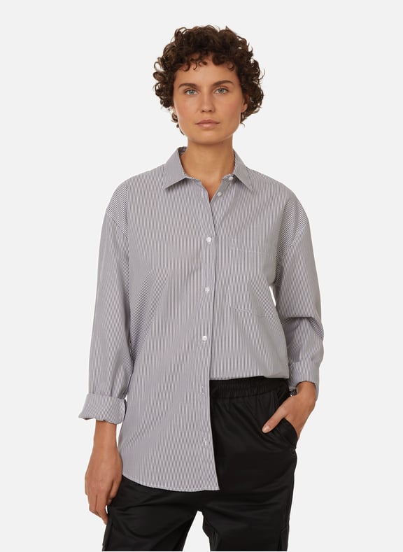 Chemise à rayures en coton Multicolore by SAISON 1865 SAISON 1865 Chemise à rayures en coton Multicolore