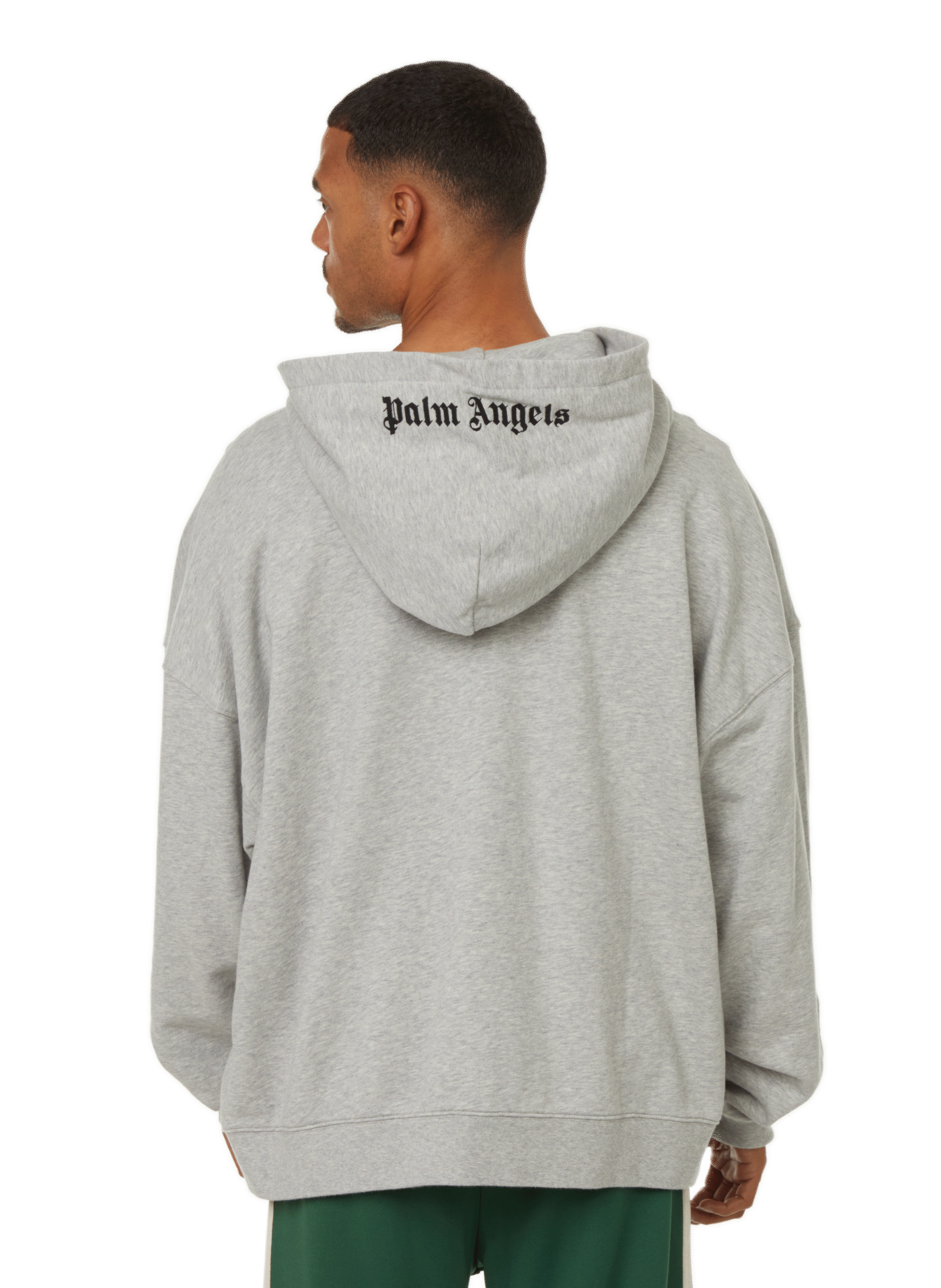 Cotton hoodie PALM ANGELS Grey