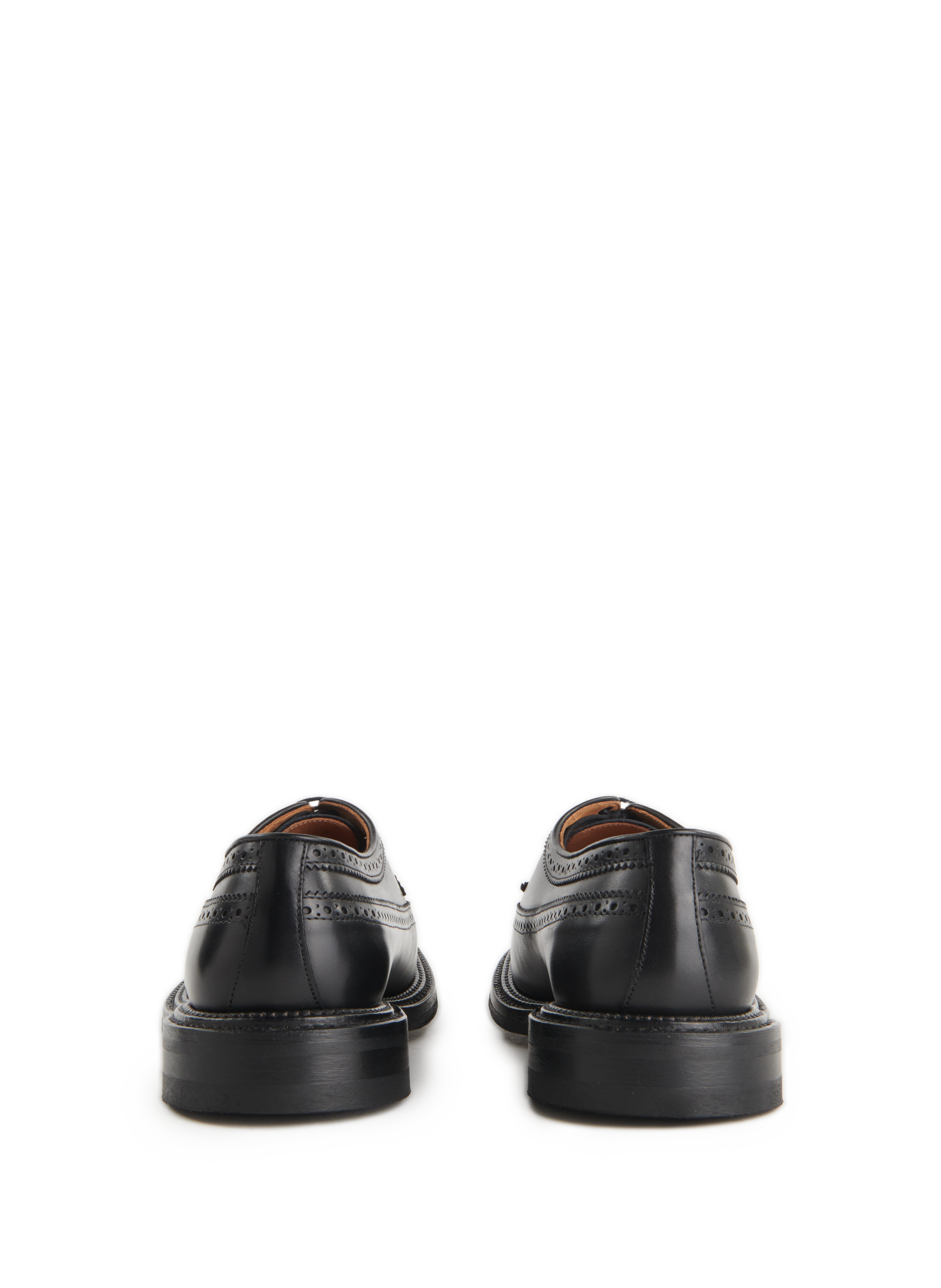 Leather derby shoes  SAISON 1865 Black