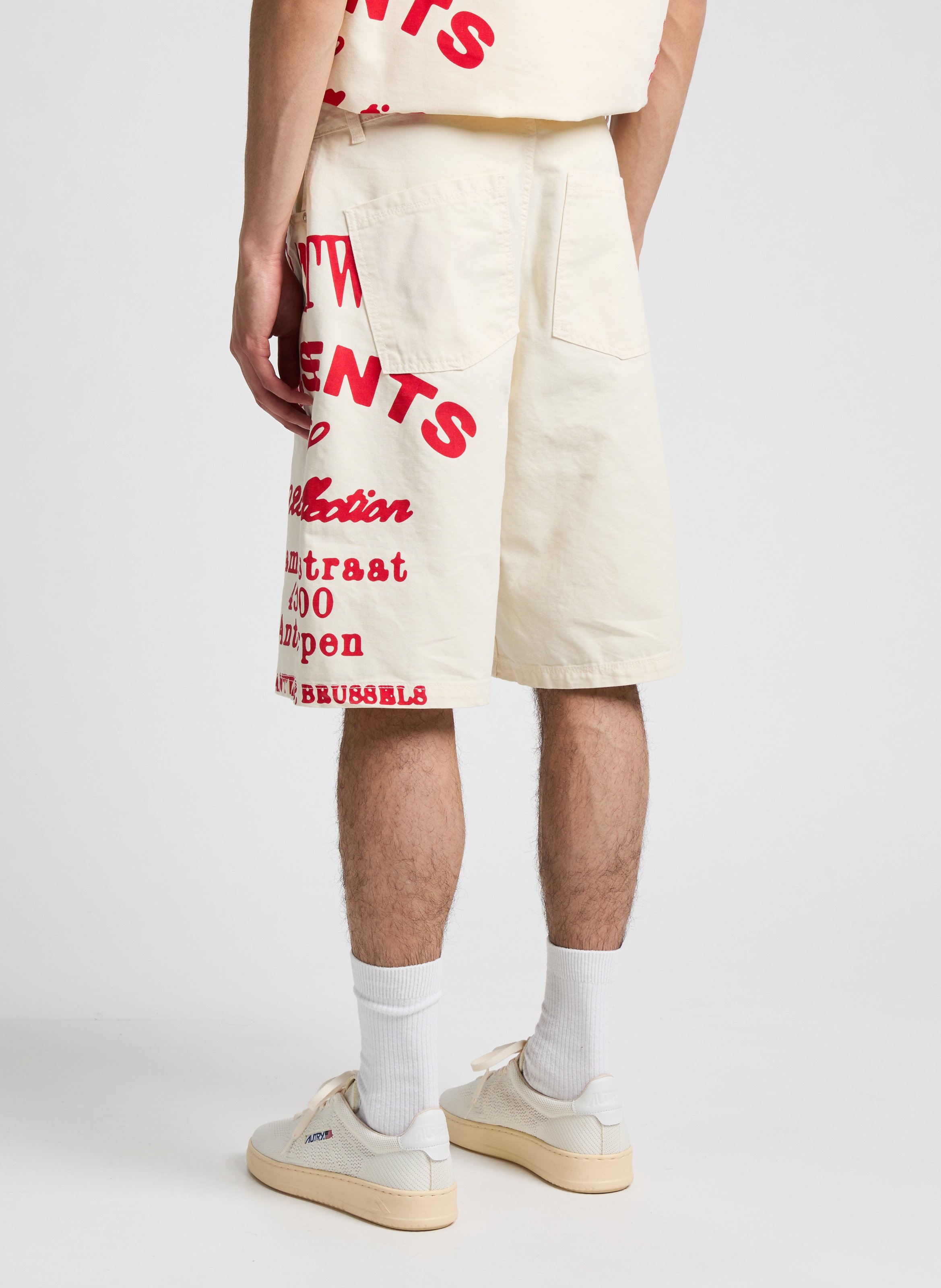 Short à motif en coton  ARTE ANTWERP Beige