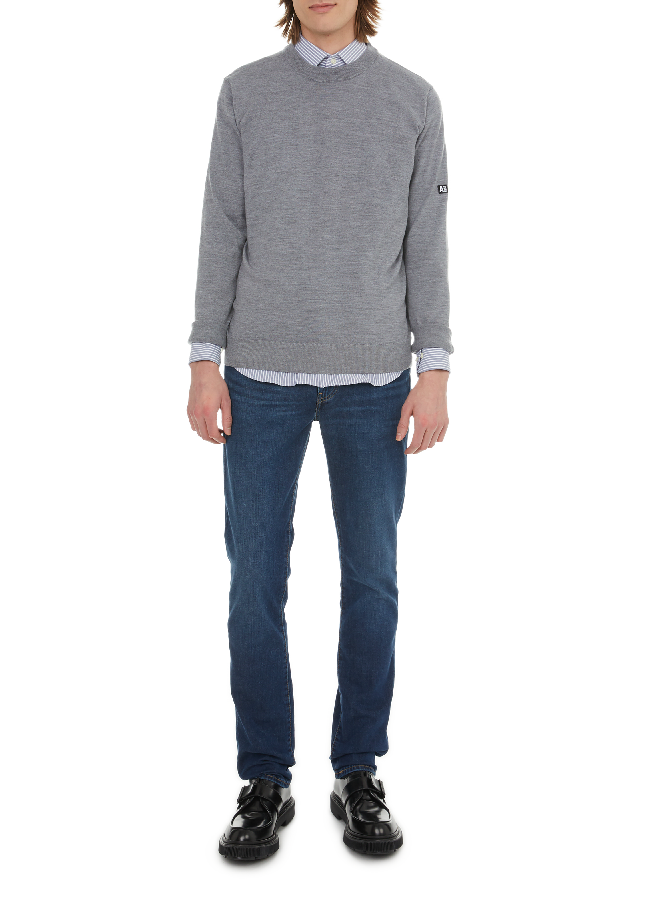 Pull en laine AIGLE Gris