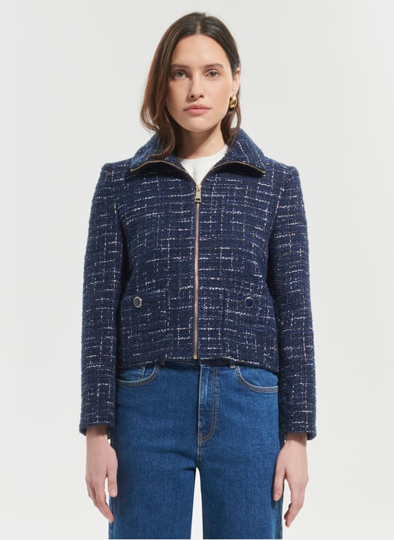 Veste marine droite - val Bleu by ZAPA ZAPA Veste marine droite - val Bleu