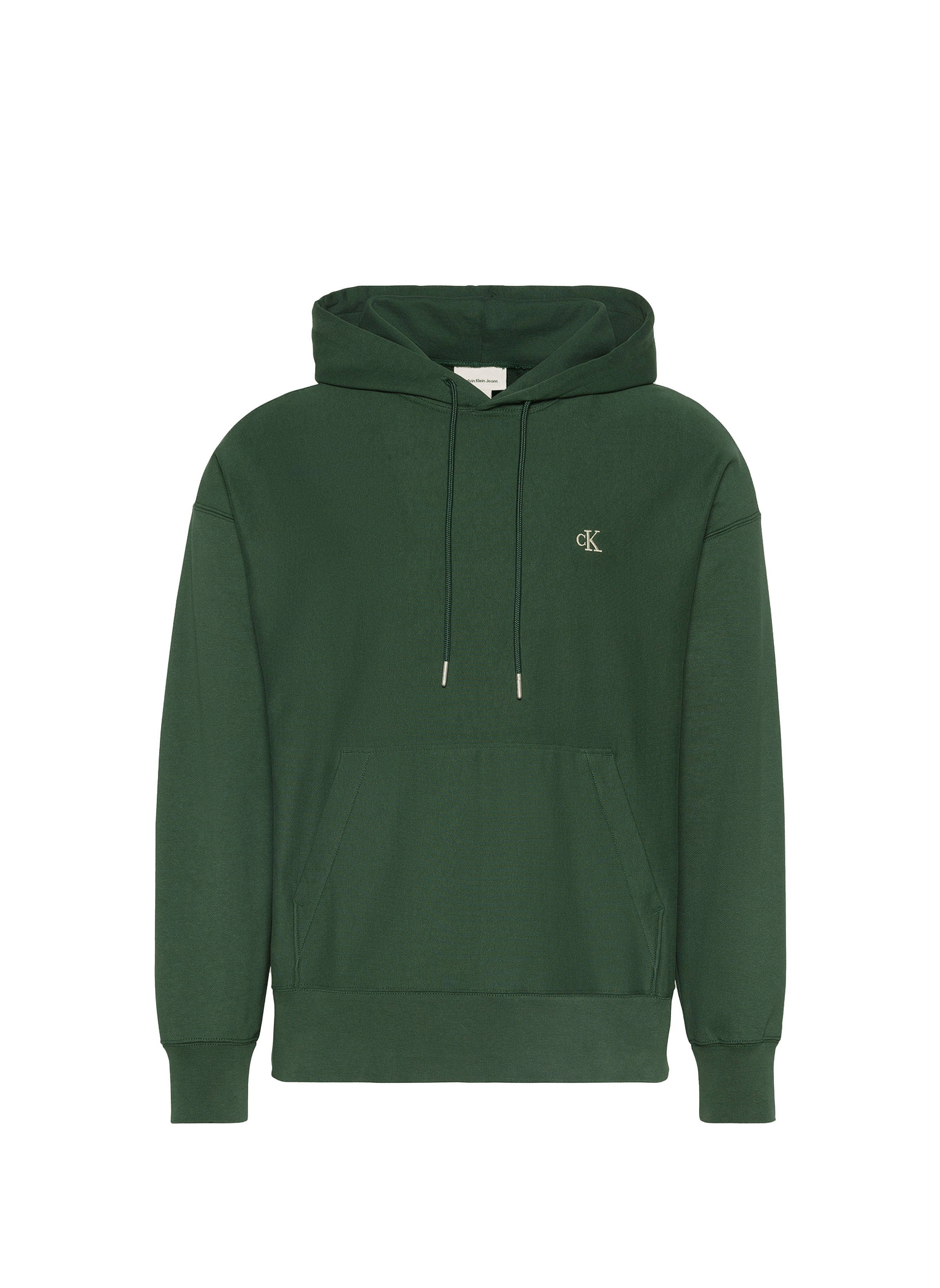 Hoodie en coton mélangé CALVIN KLEIN Vert