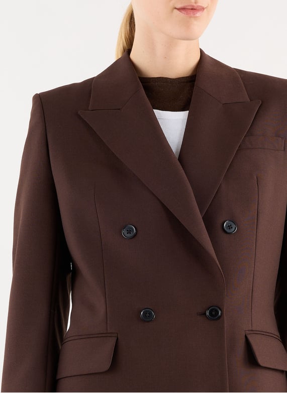 Veste de costume Wady cintrée | Marron by SAISON 1865 Veste de costume Wady cintrée Marron