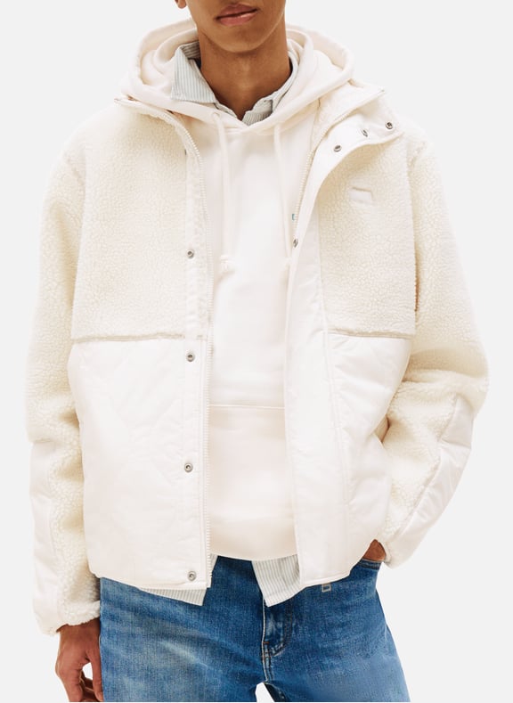Quilted casual Teddy jacket White by TOMMY HILFIGER TOMMY HILFIGER Quilted casual Teddy jacket White