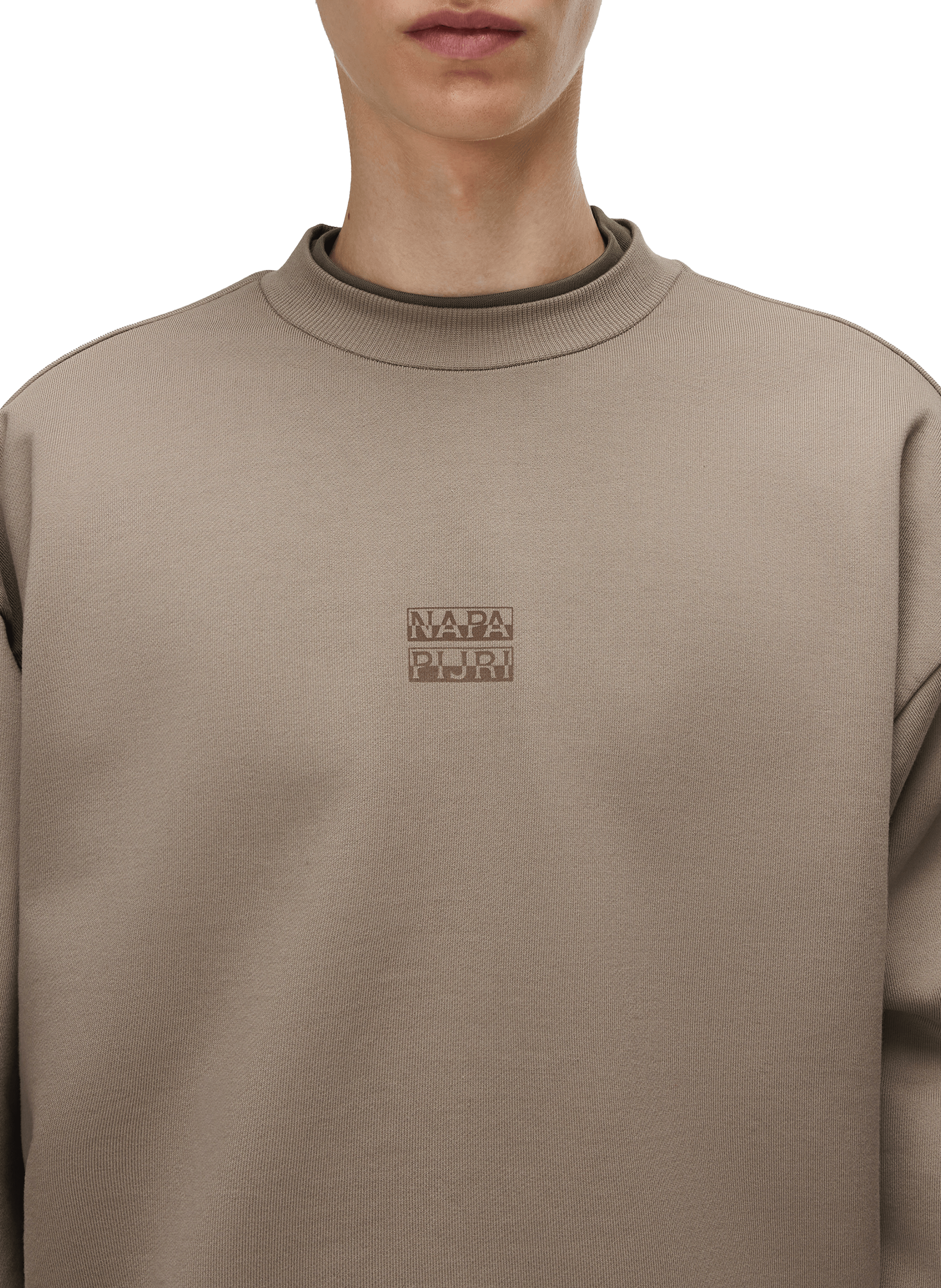 Logo sweatshirt NAPAPIJRI Beige