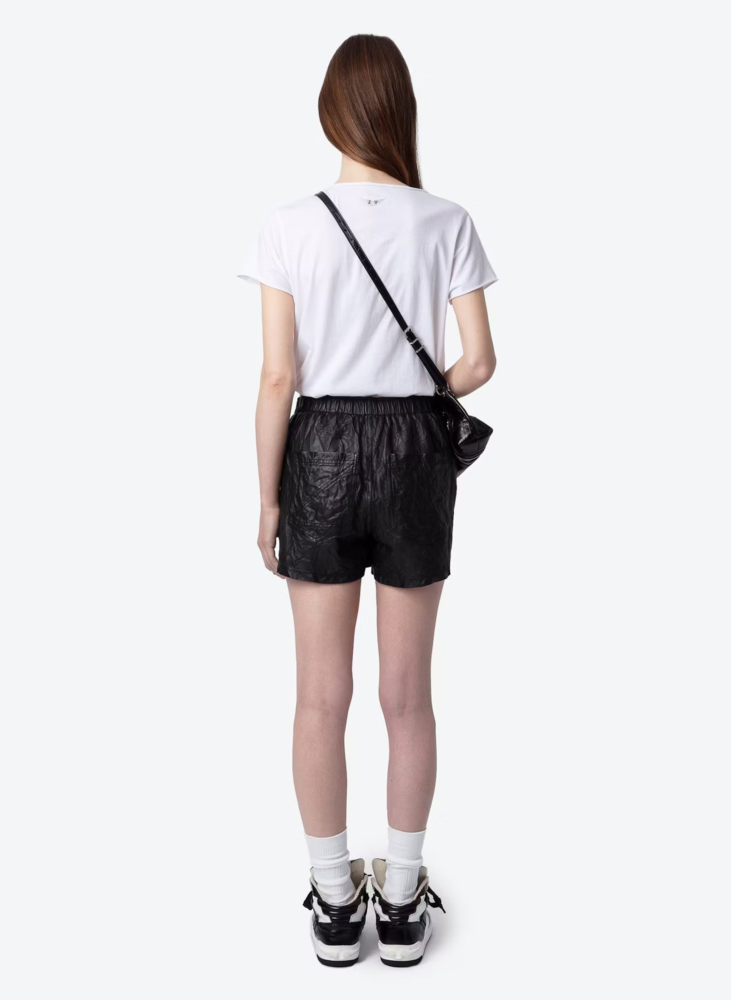 Tee-shirt droit en coton bio tuni ZADIG&VOLTAIRE Blanc