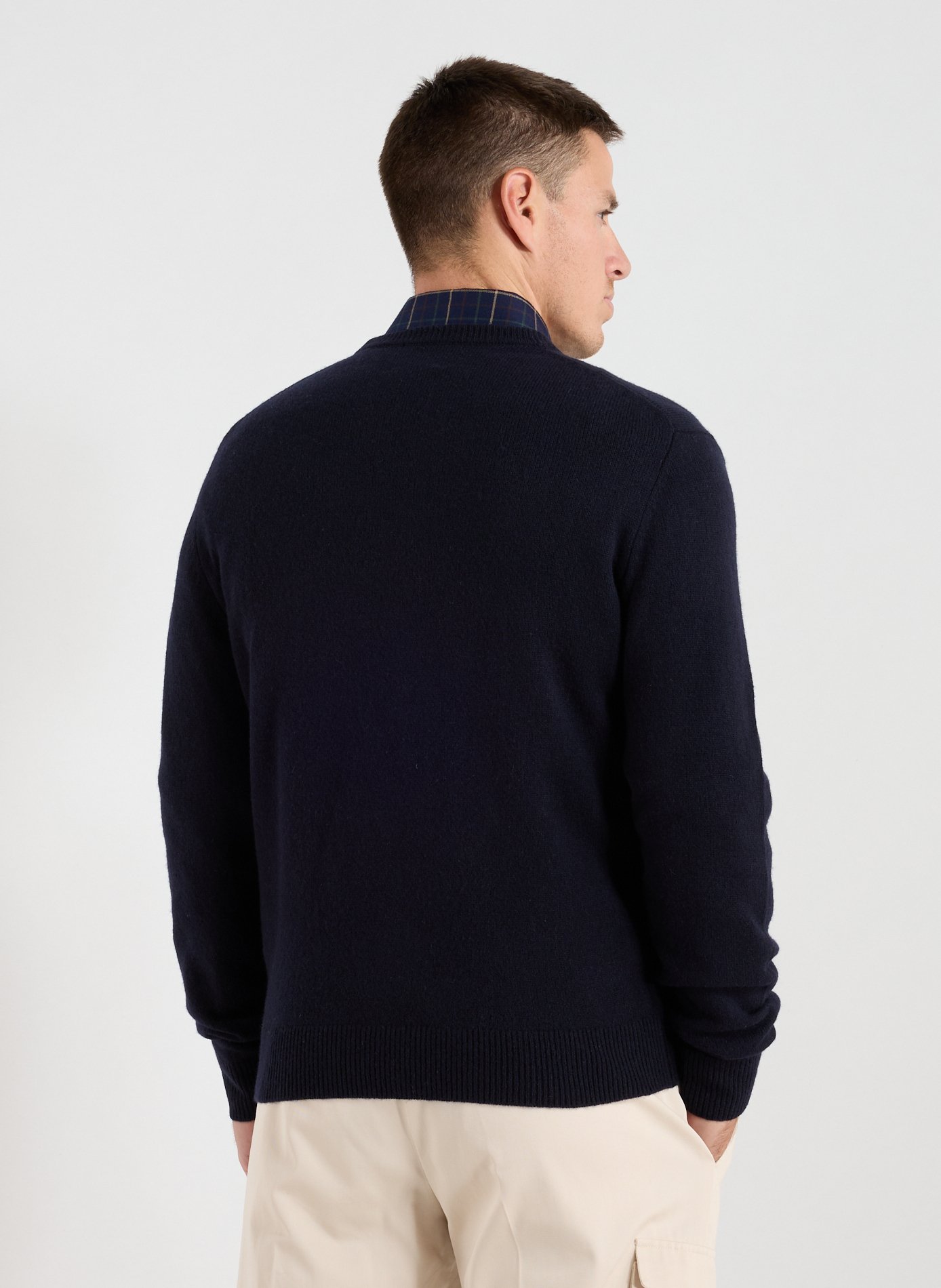Merino wool round-neck jumper HACKETT Blue