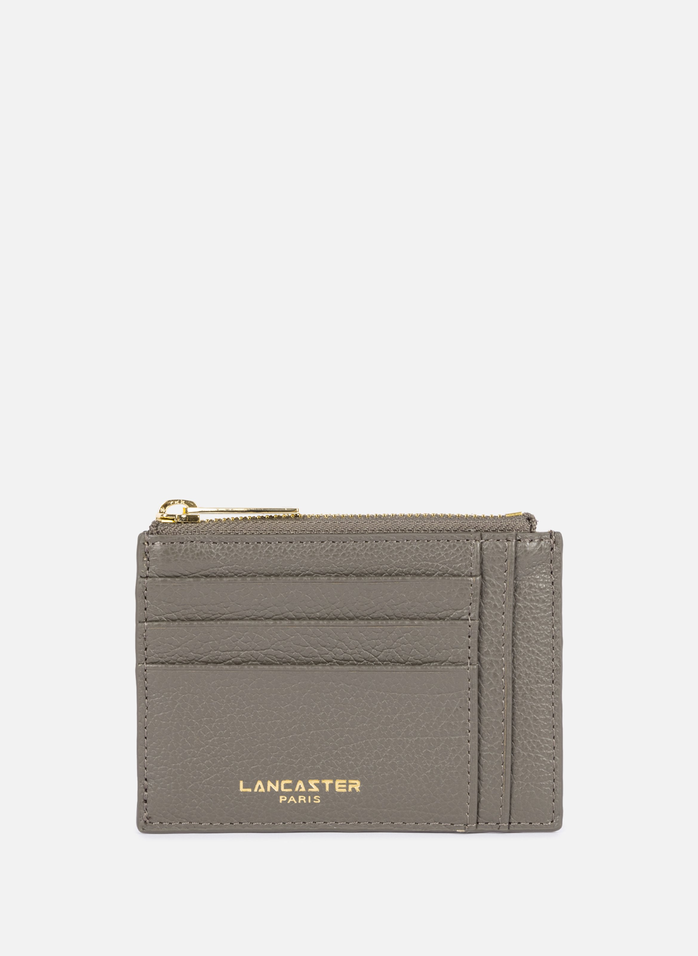 LANCASTER Porte-cartes - dune Gris
