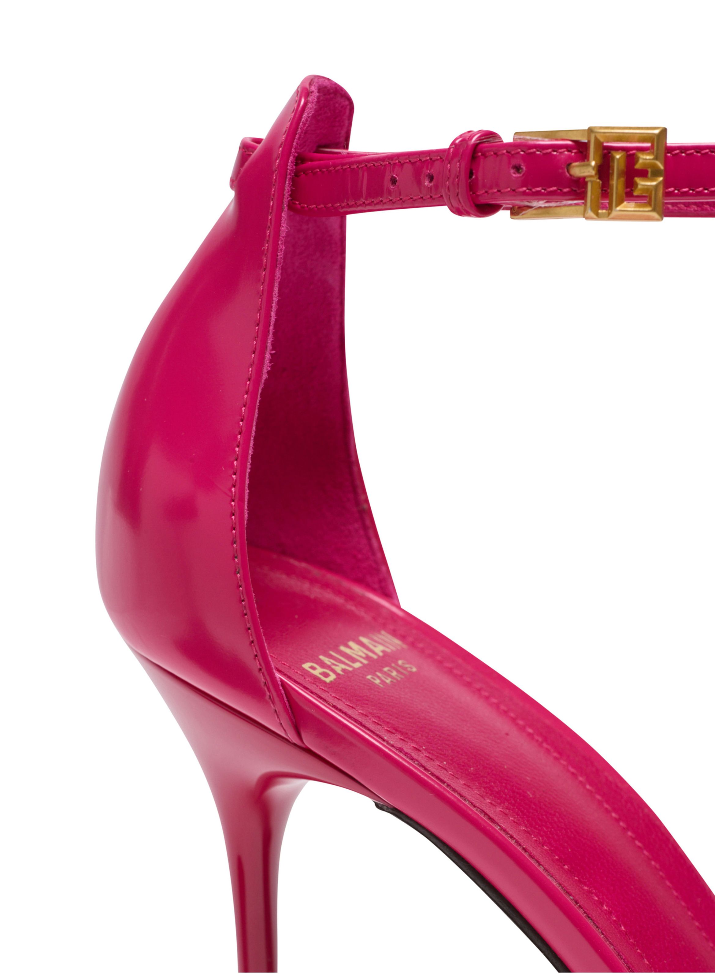 Escarpins sync en cuir verni BALMAIN Rose
