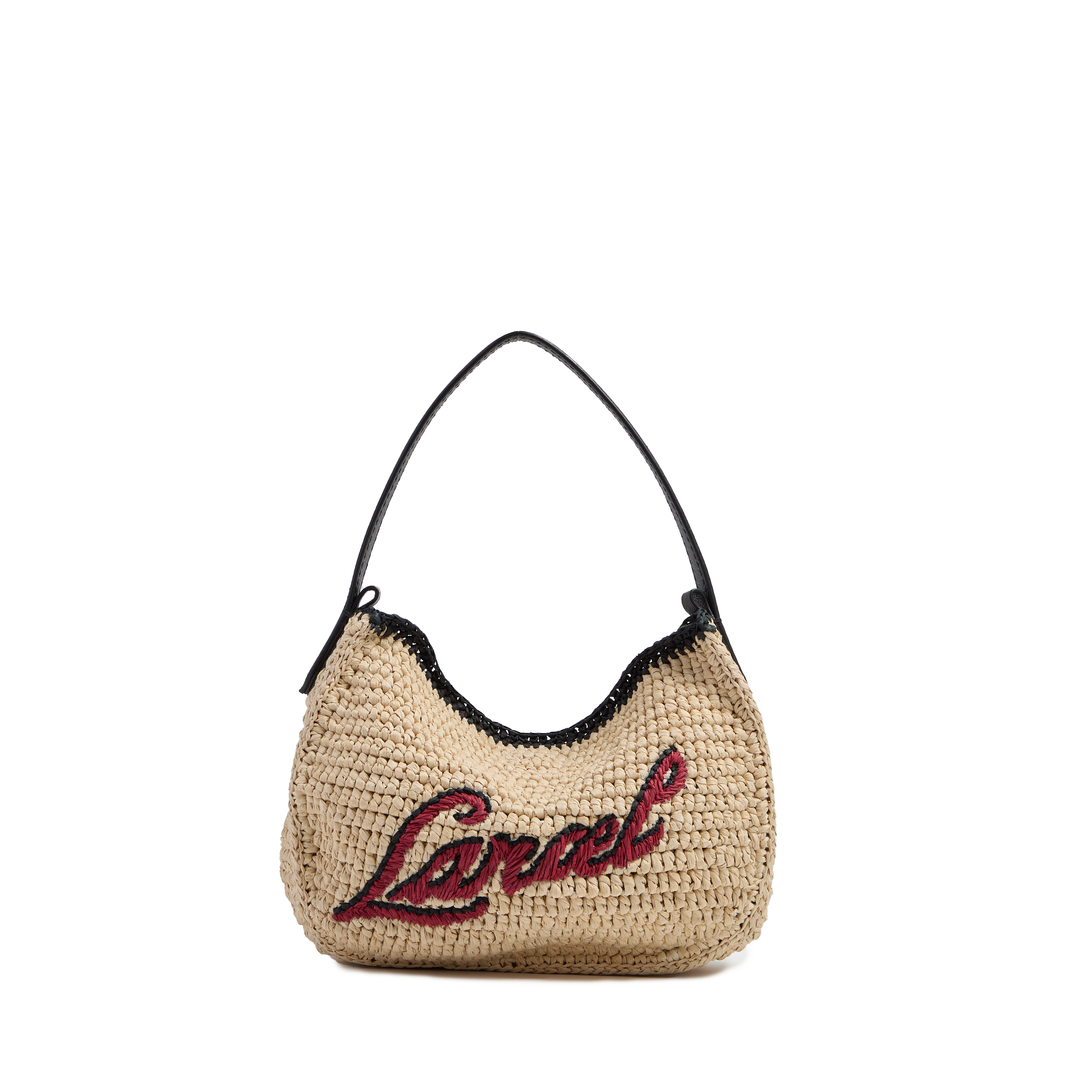Sac hobo s double porté summer mania de lancel en polycarbonate et cuir LANCEL Noir