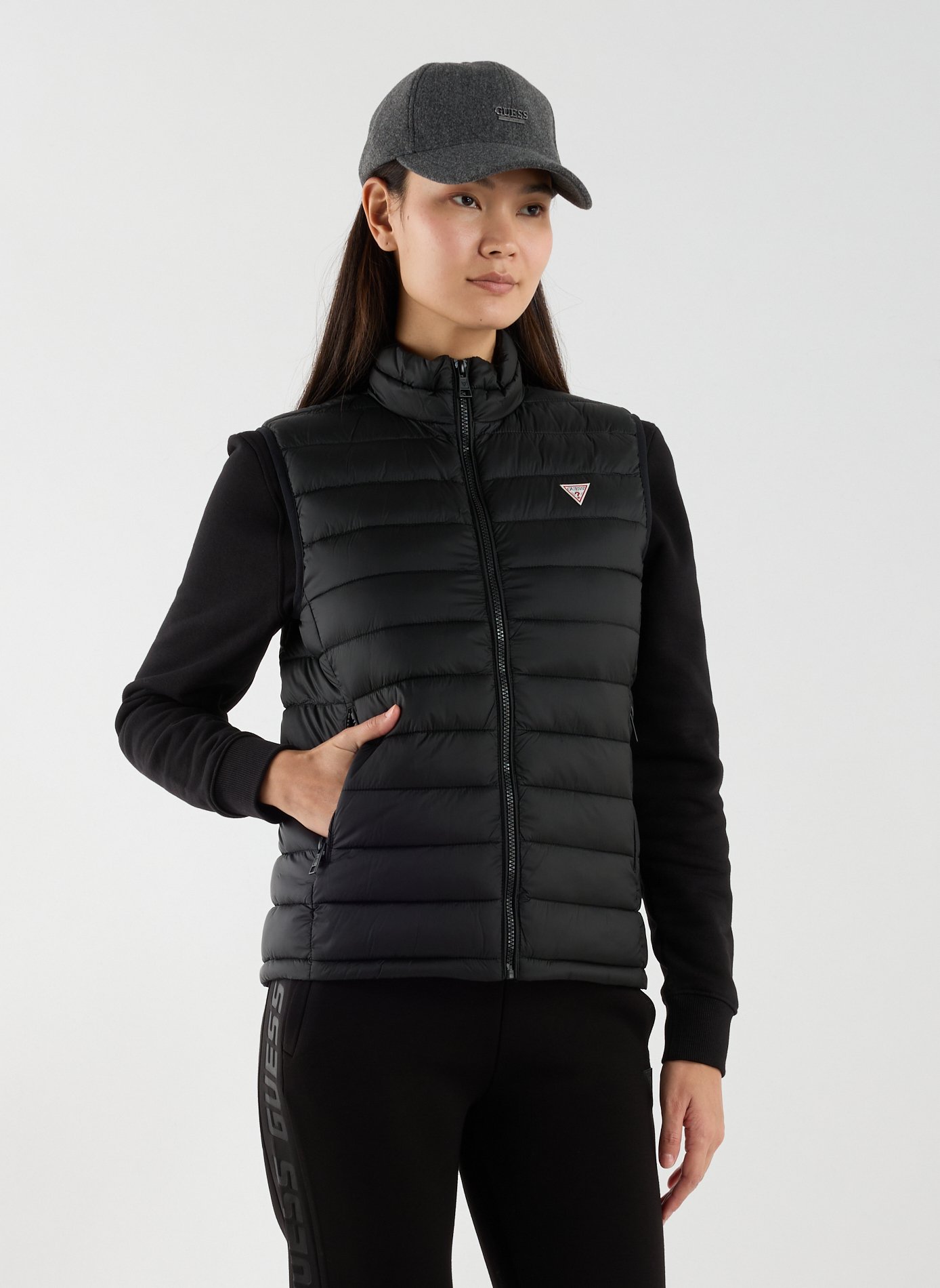 Veste matelassée sans manches GUESS Noir