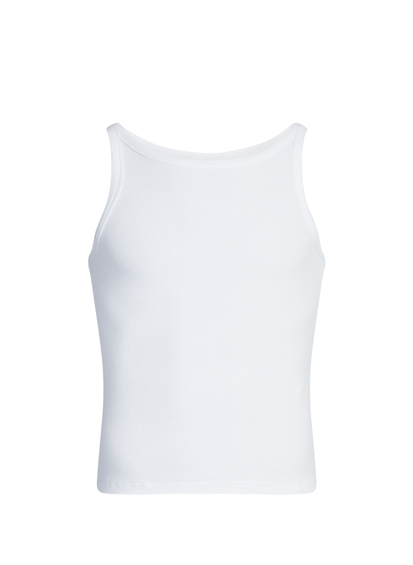 Ribbed top in blended cotton GESTUZ White