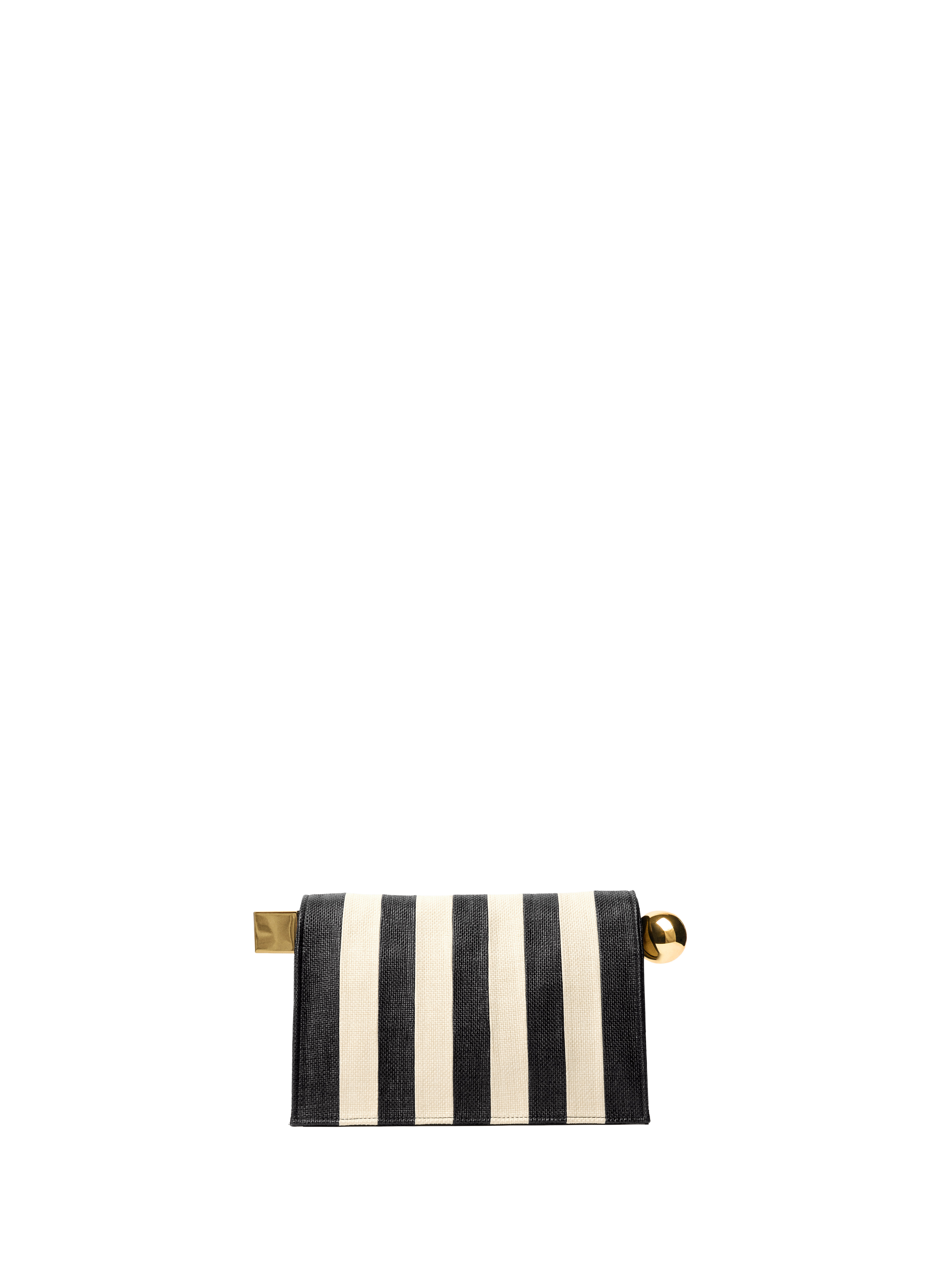 The Striped Square Round Clutch JACQUEMUS Multicolour