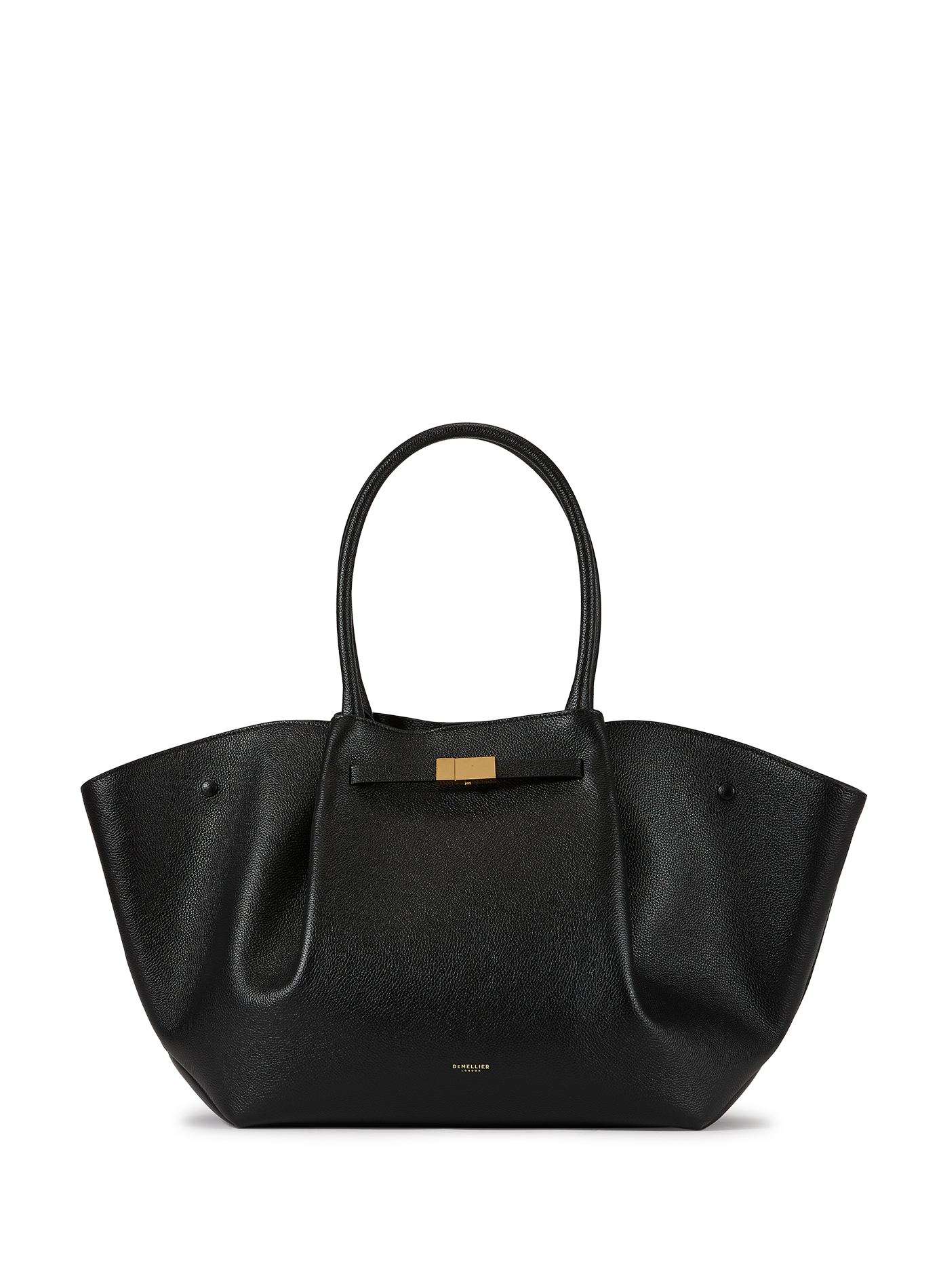 Petit sac à main New York en cuir DEMELLIER LONDON Noir