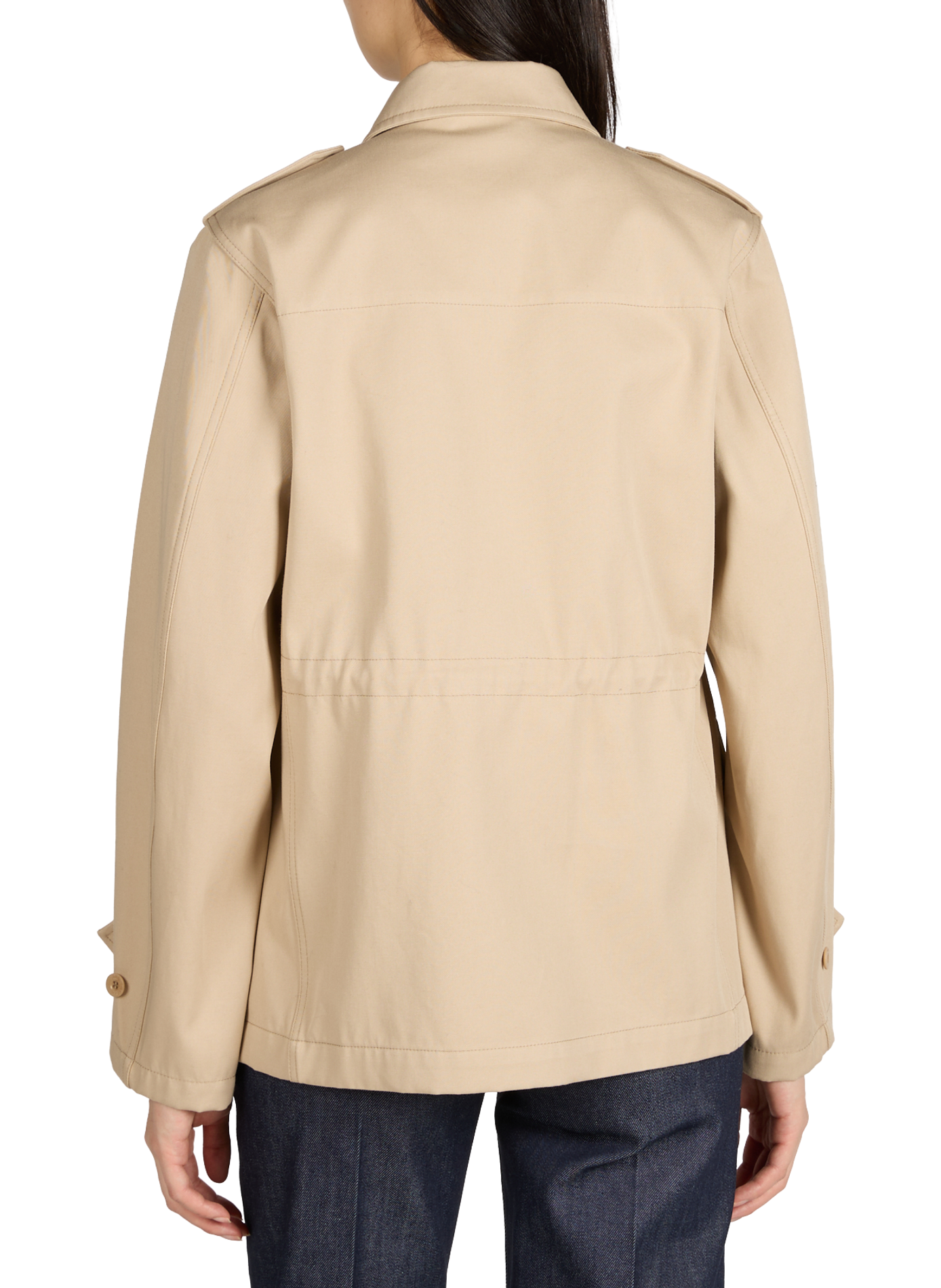 Jacket with classic cotton collar A.P.C. Beige
