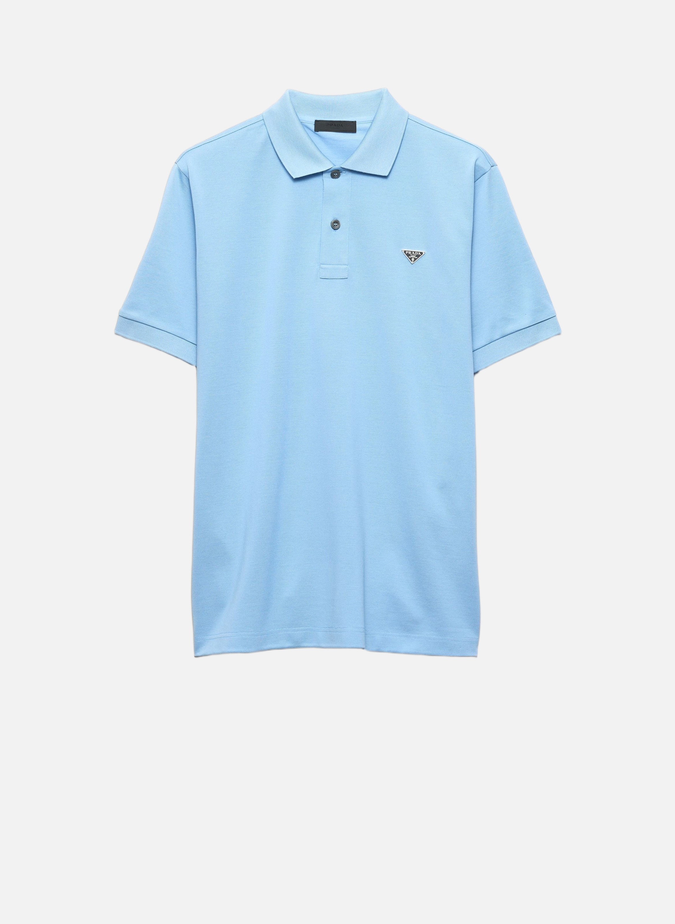 Polo en piqué PRADA Bleu