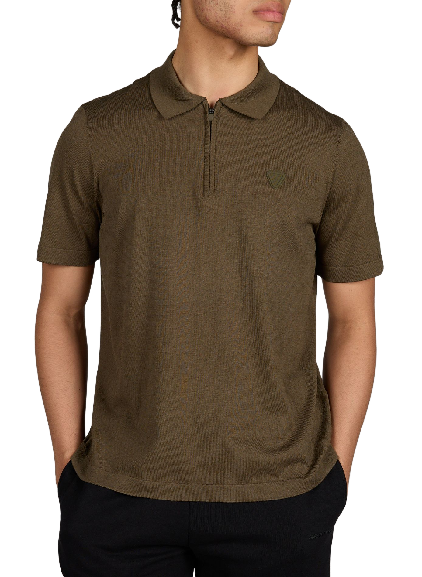 Jude short-sleeve polo GERTRUDE ET GASTON Khaki