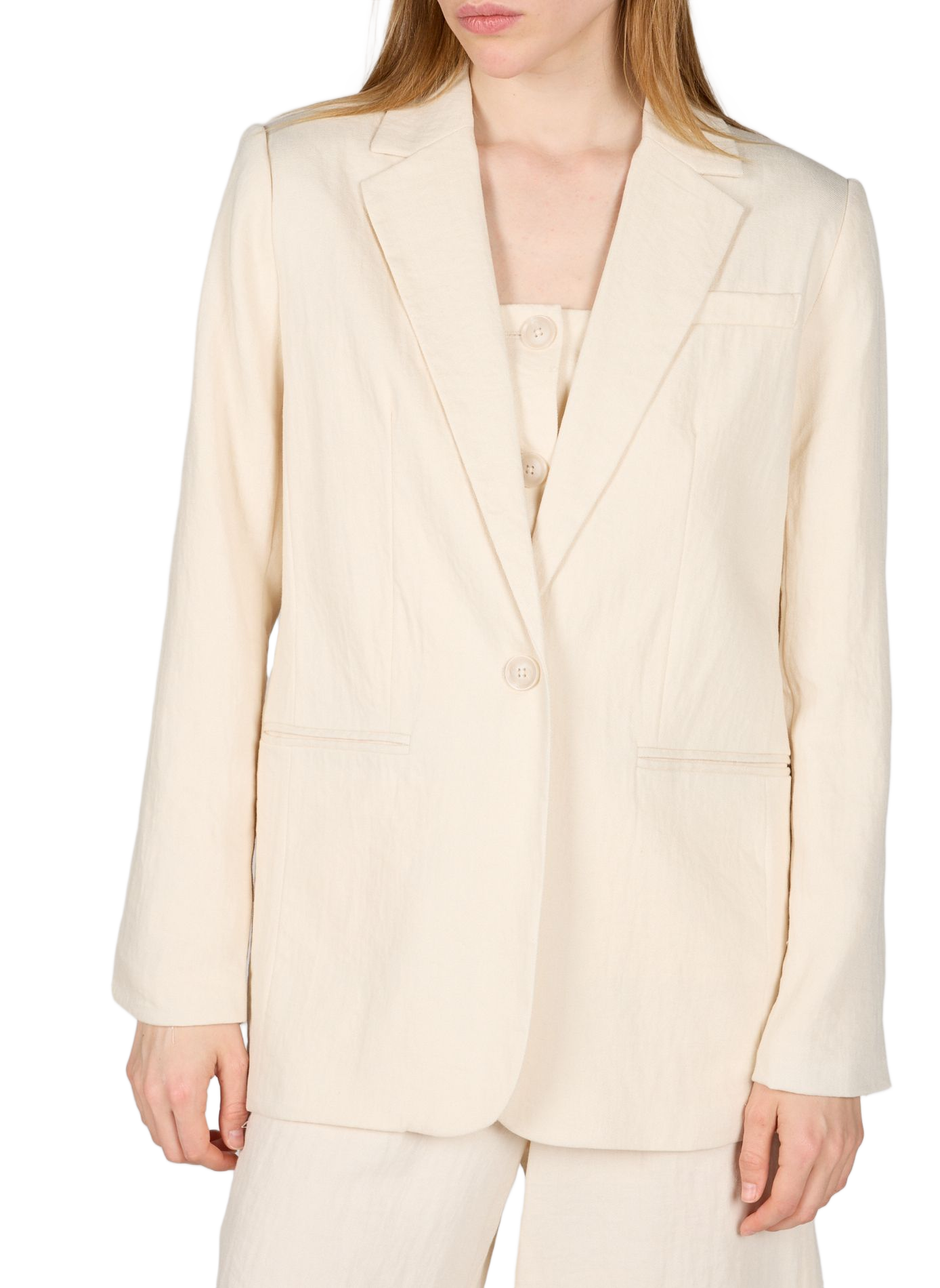 Tailored collar jacket with button details VILA