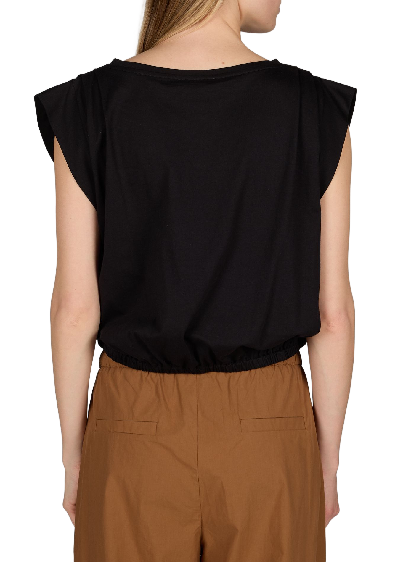 T-shirt court Marcha en coton SUNCOO Noir