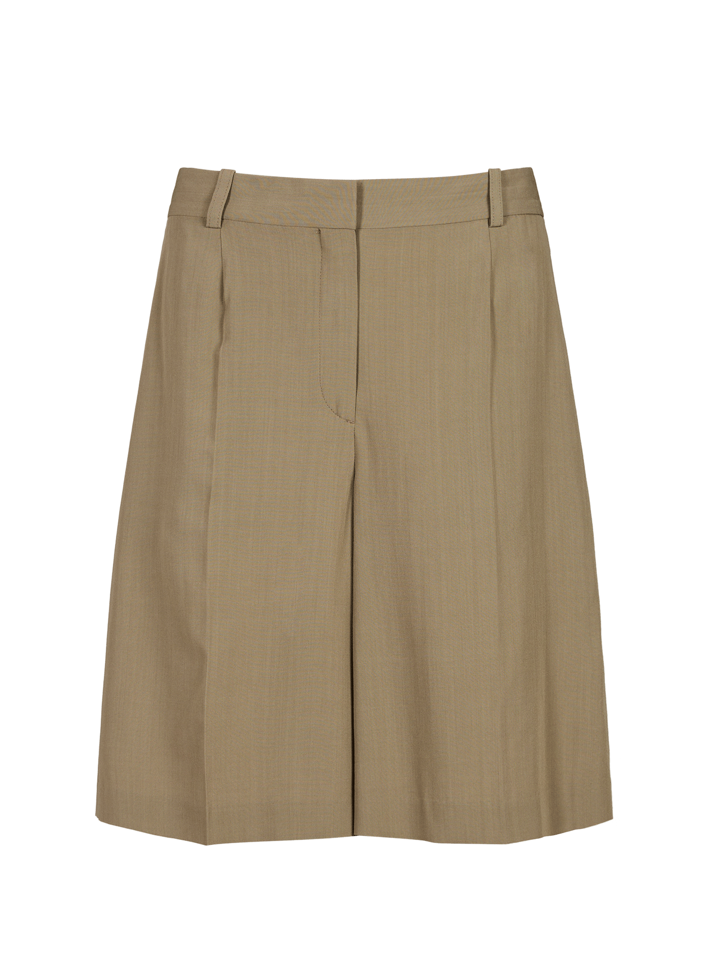 Short wide pleated cut TOTEME Brown