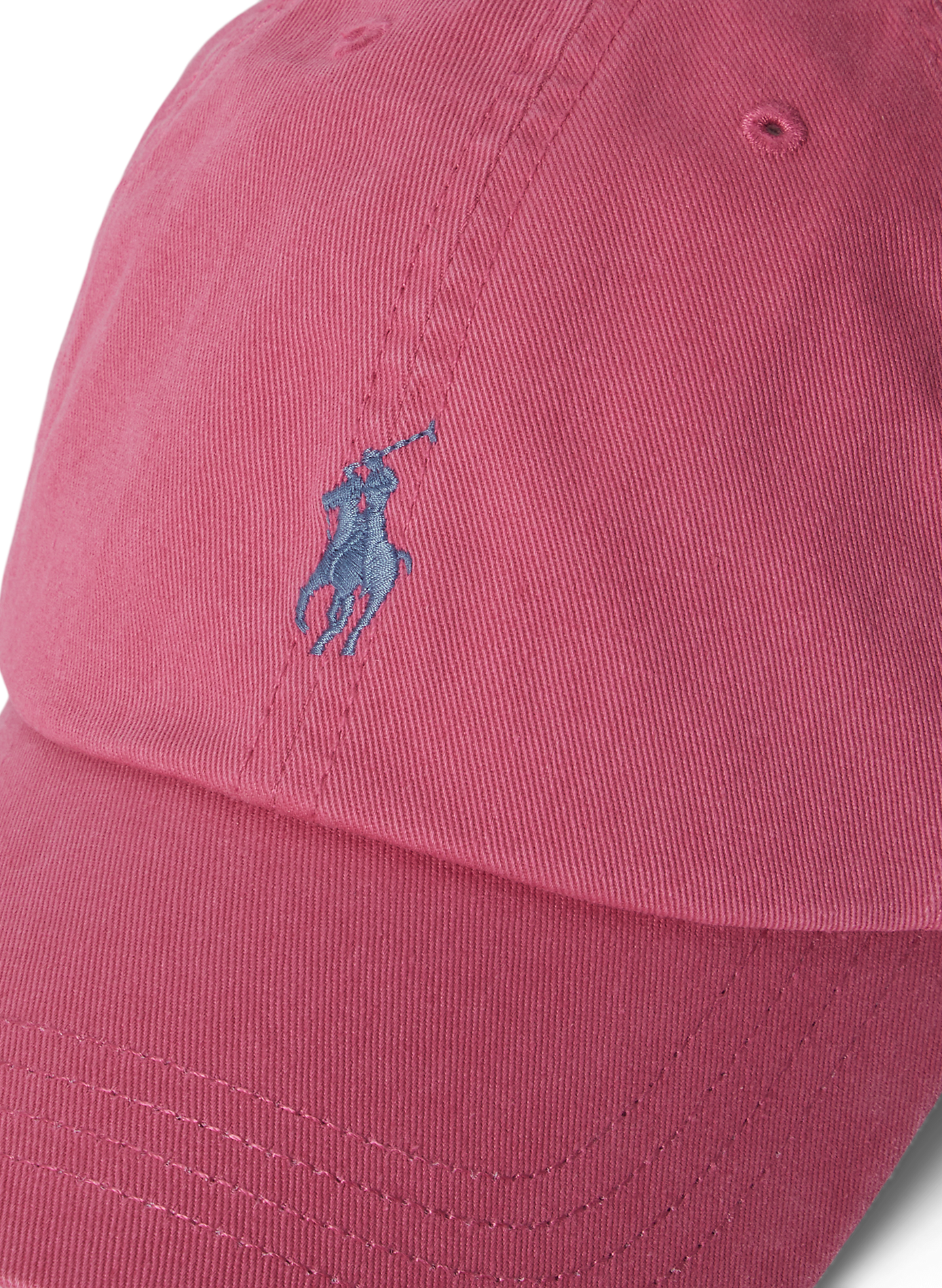 Casquette à logo en coton POLO RALPH LAUREN Rose