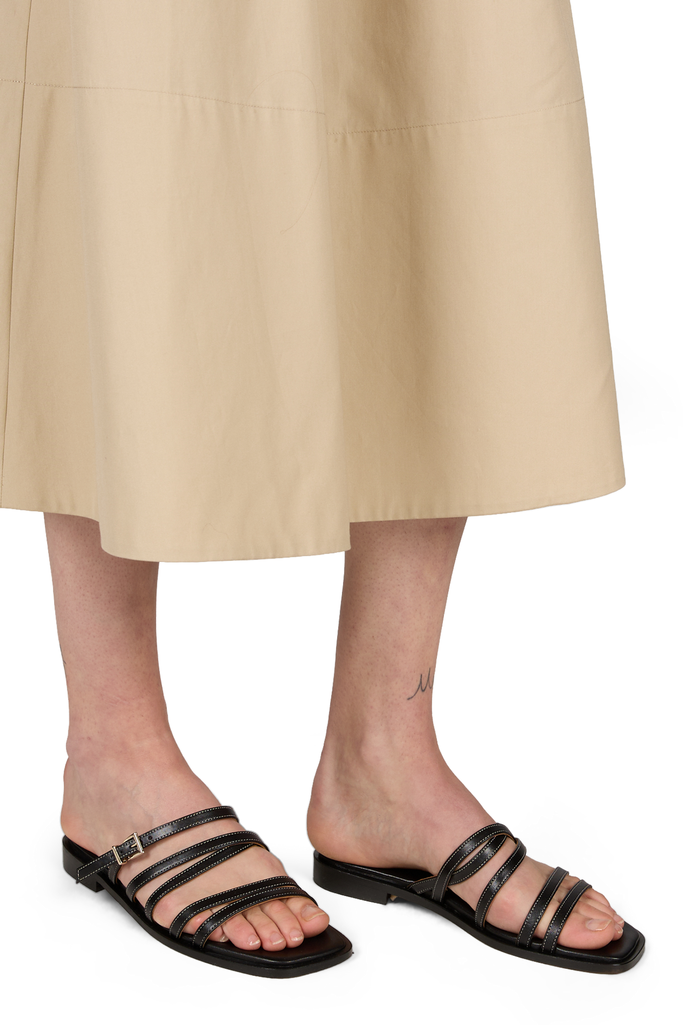 Sandales Isys en cuir BOBBIES Noir