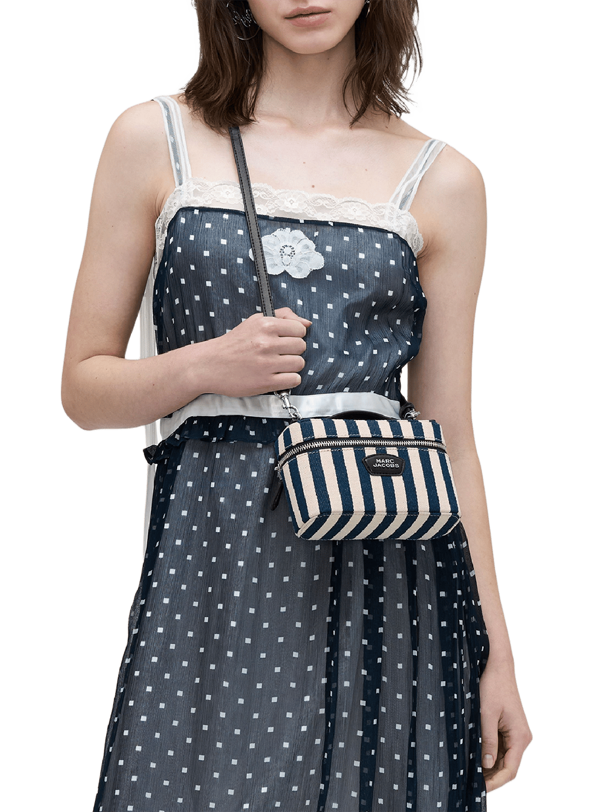 Vanity The Stripe Canvas Everyday rayé MARC JACOBS Bleu