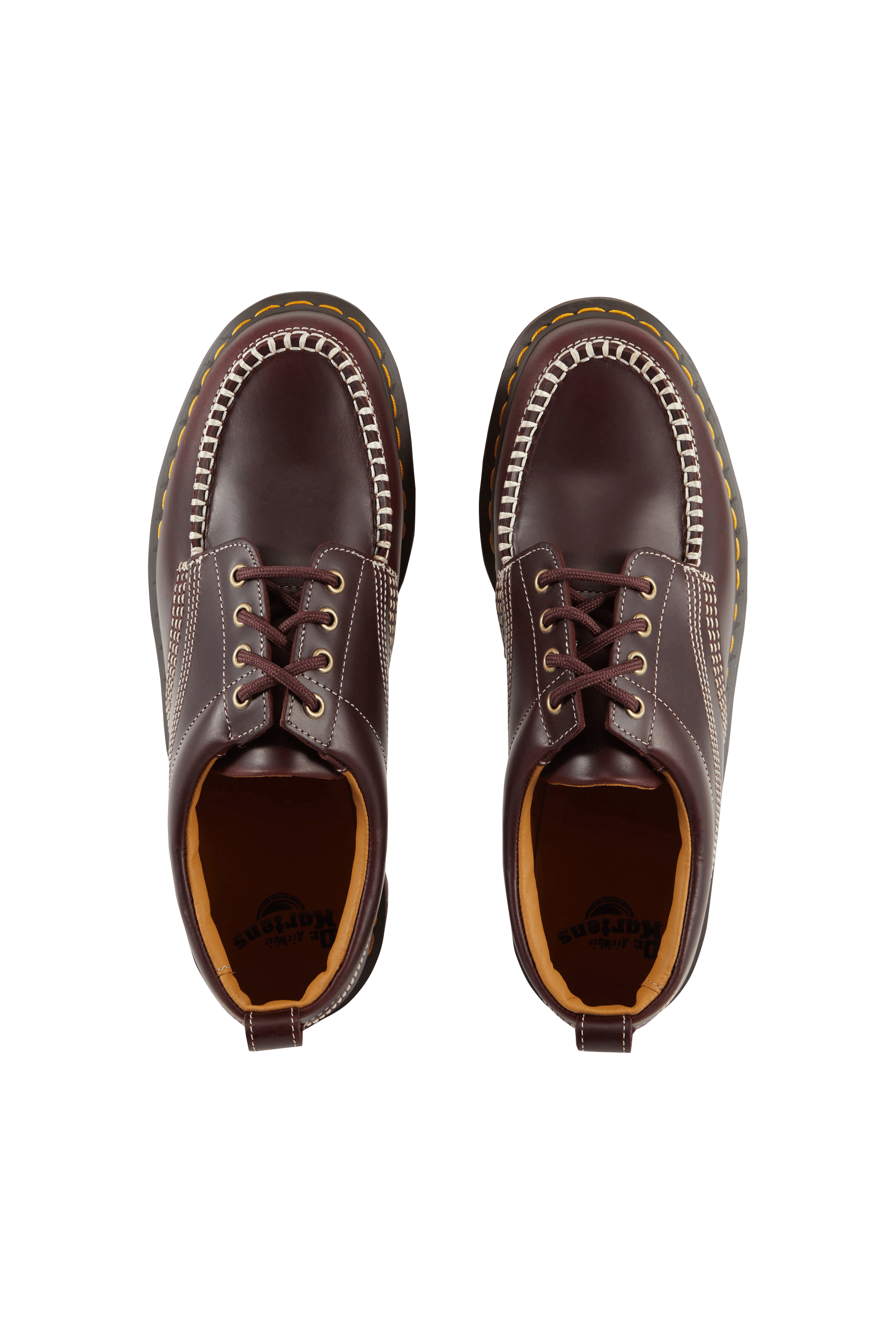 Derbies en cuir lowell DR. MARTENS Rouge