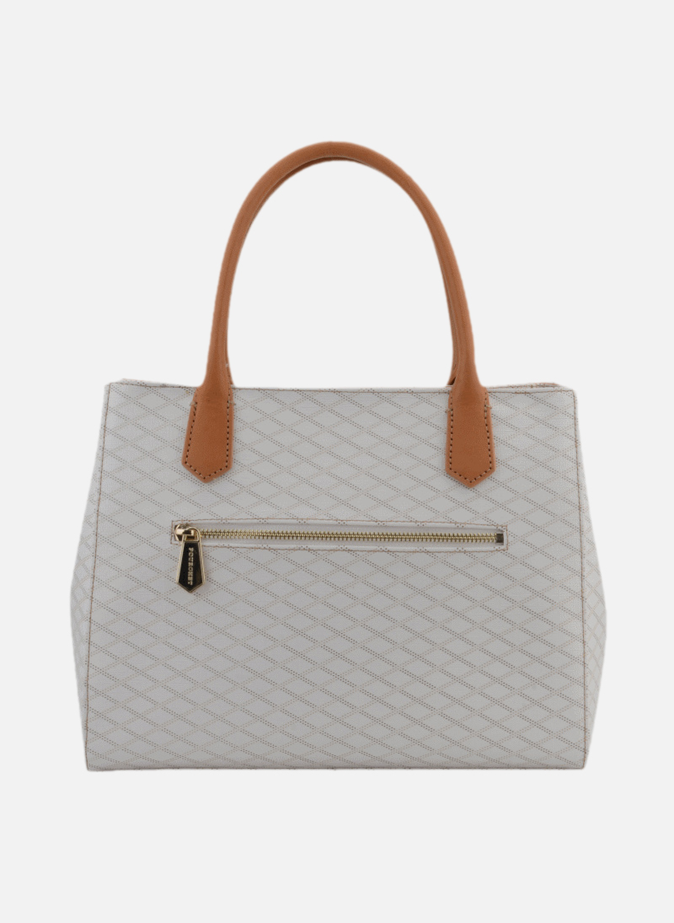 Volver coated | sac porté crossbody en cuir de vachette POURCHET Blanc