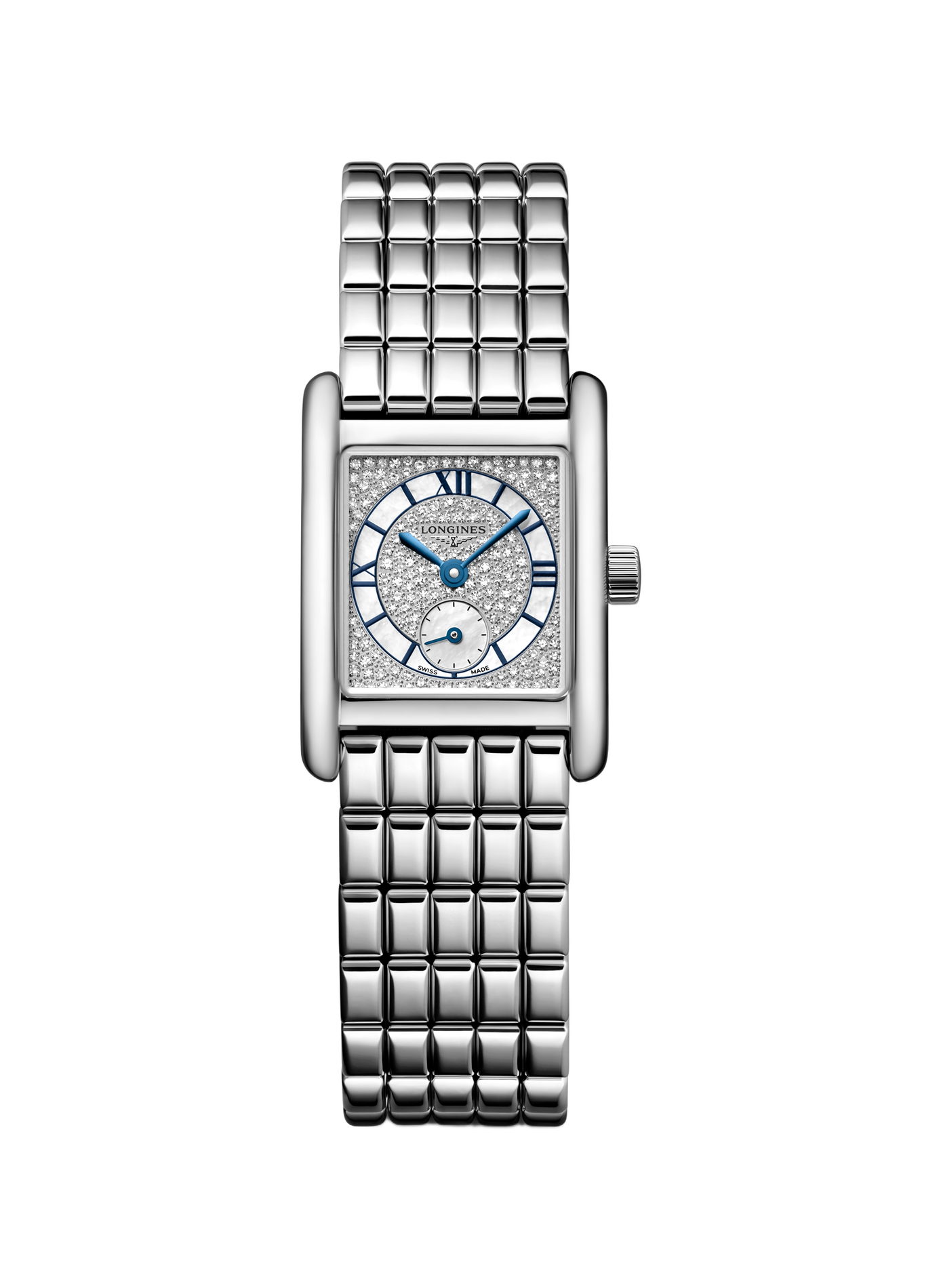 Montre quartz Longines DolceVita 2023 en acier inoxydable