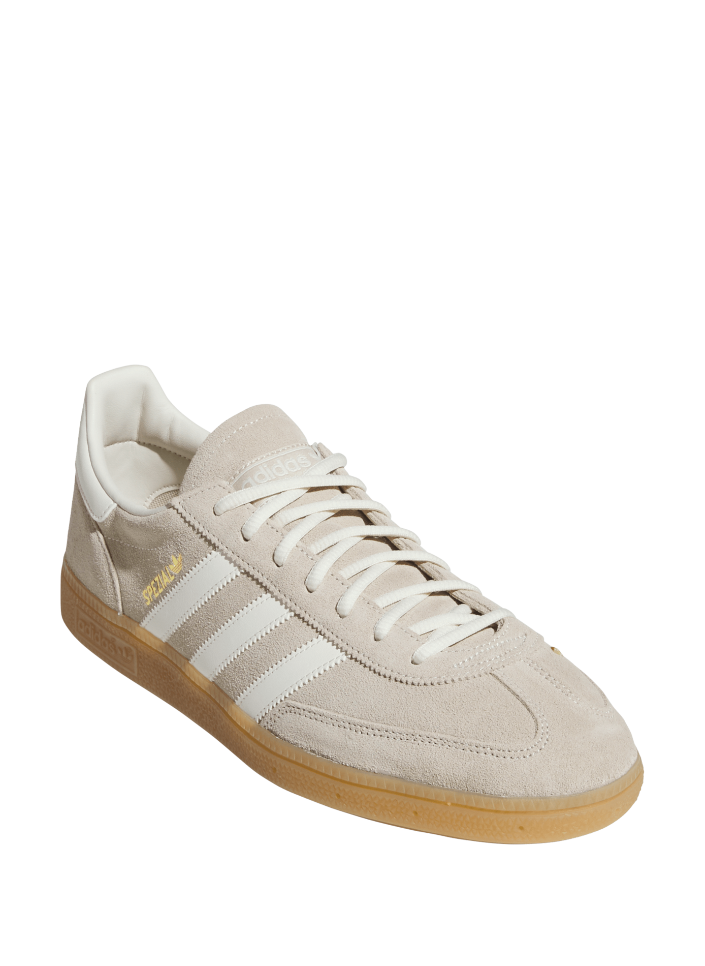Baskets Handball Spezial en cuir ADIDAS Gris