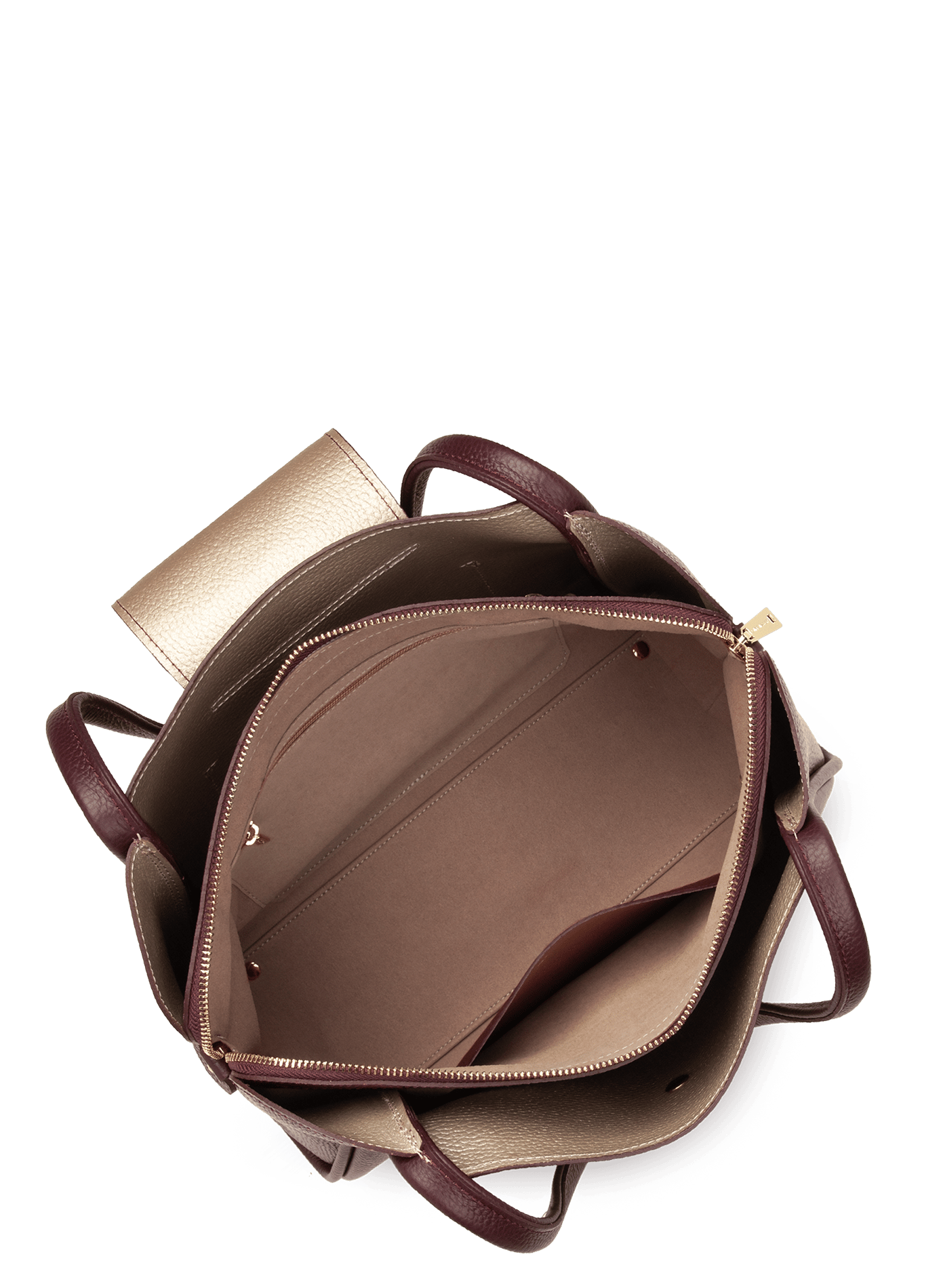 Grand sac cabas épaule - ida double LANCASTER Rouge