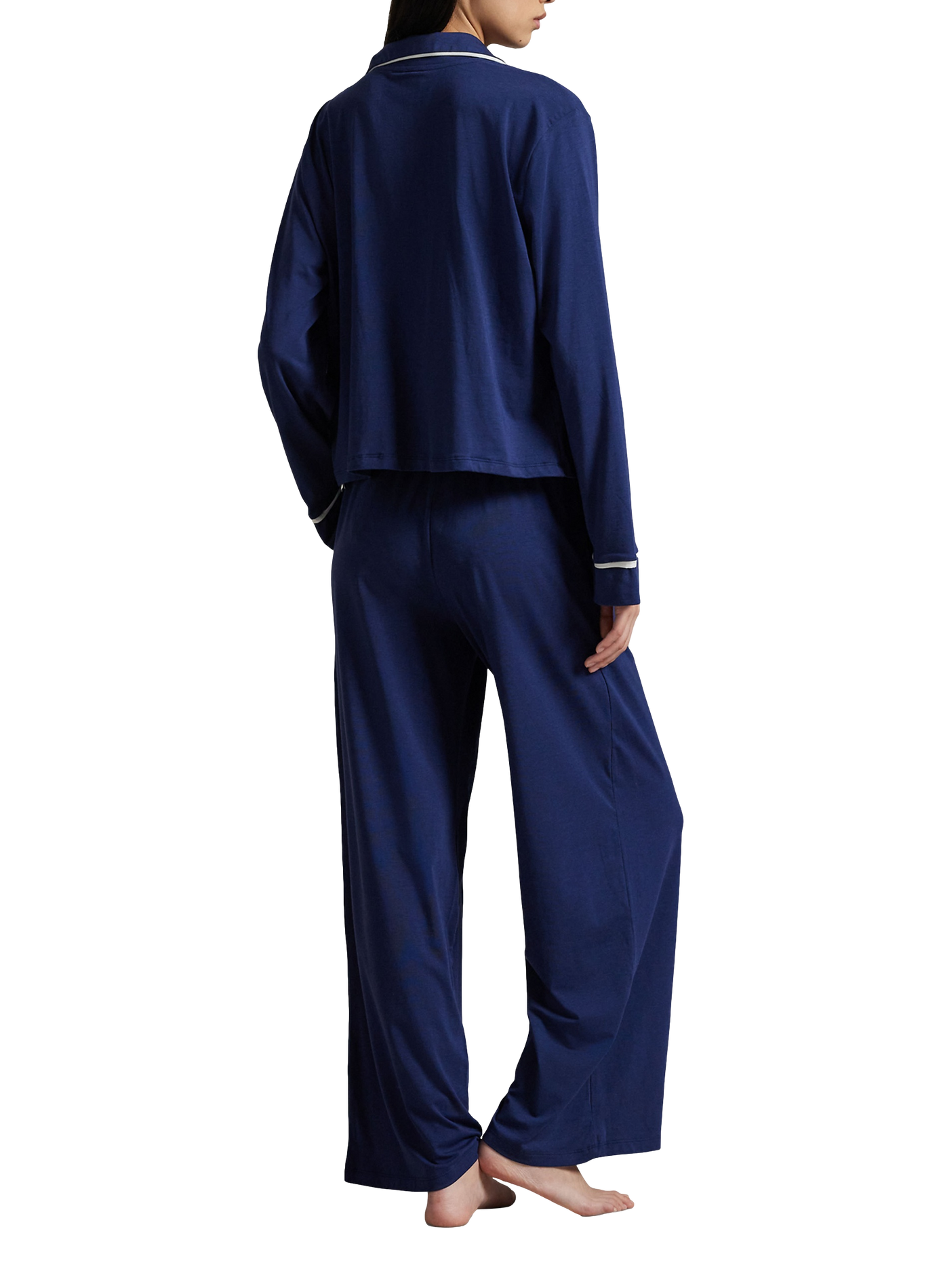 Ensemble de pyjama uni en coton mélangé | Rouge POLO RALPH LAUREN Femme