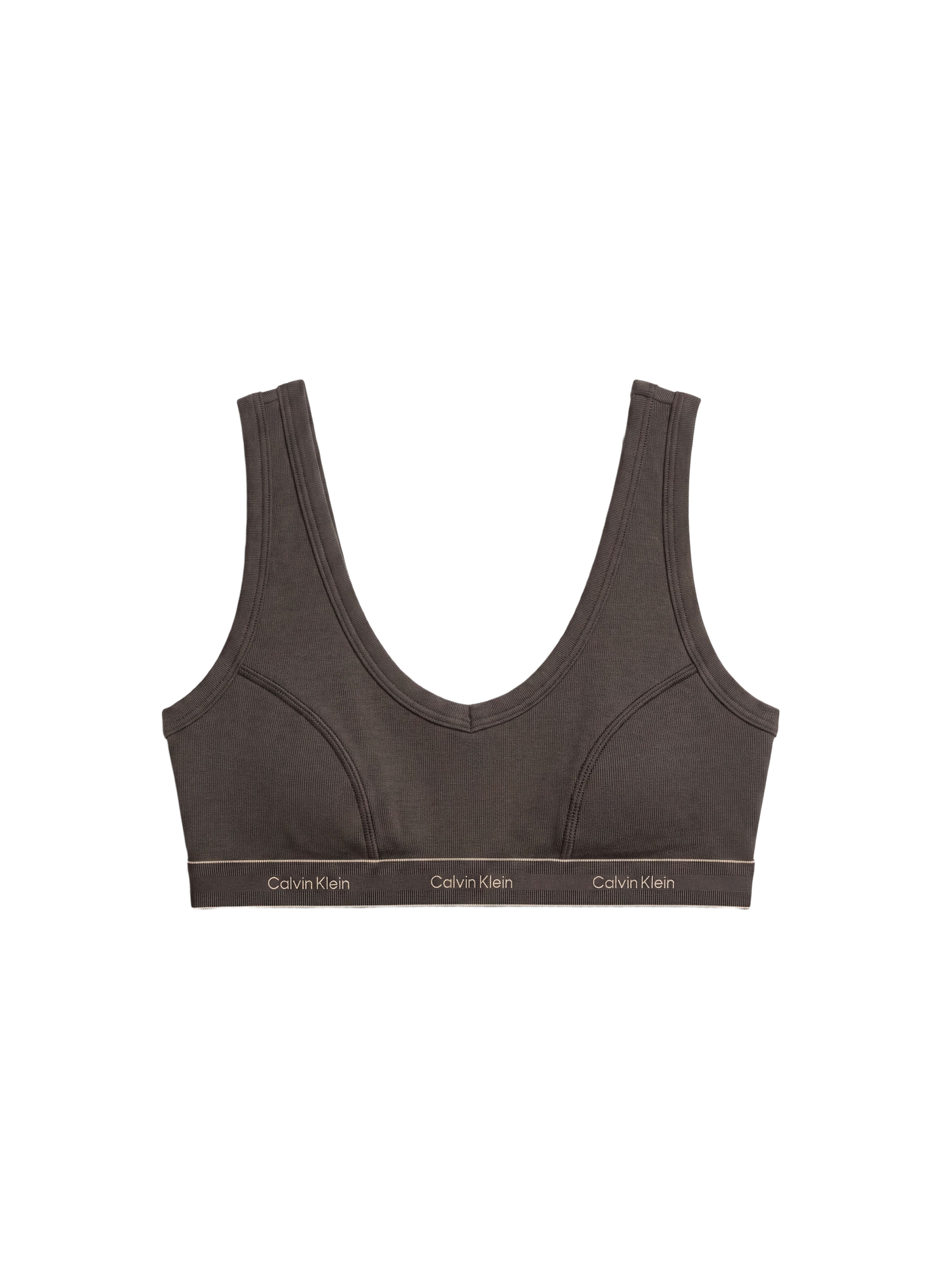 Brassière en coton mélangé CALVIN KLEIN Gris