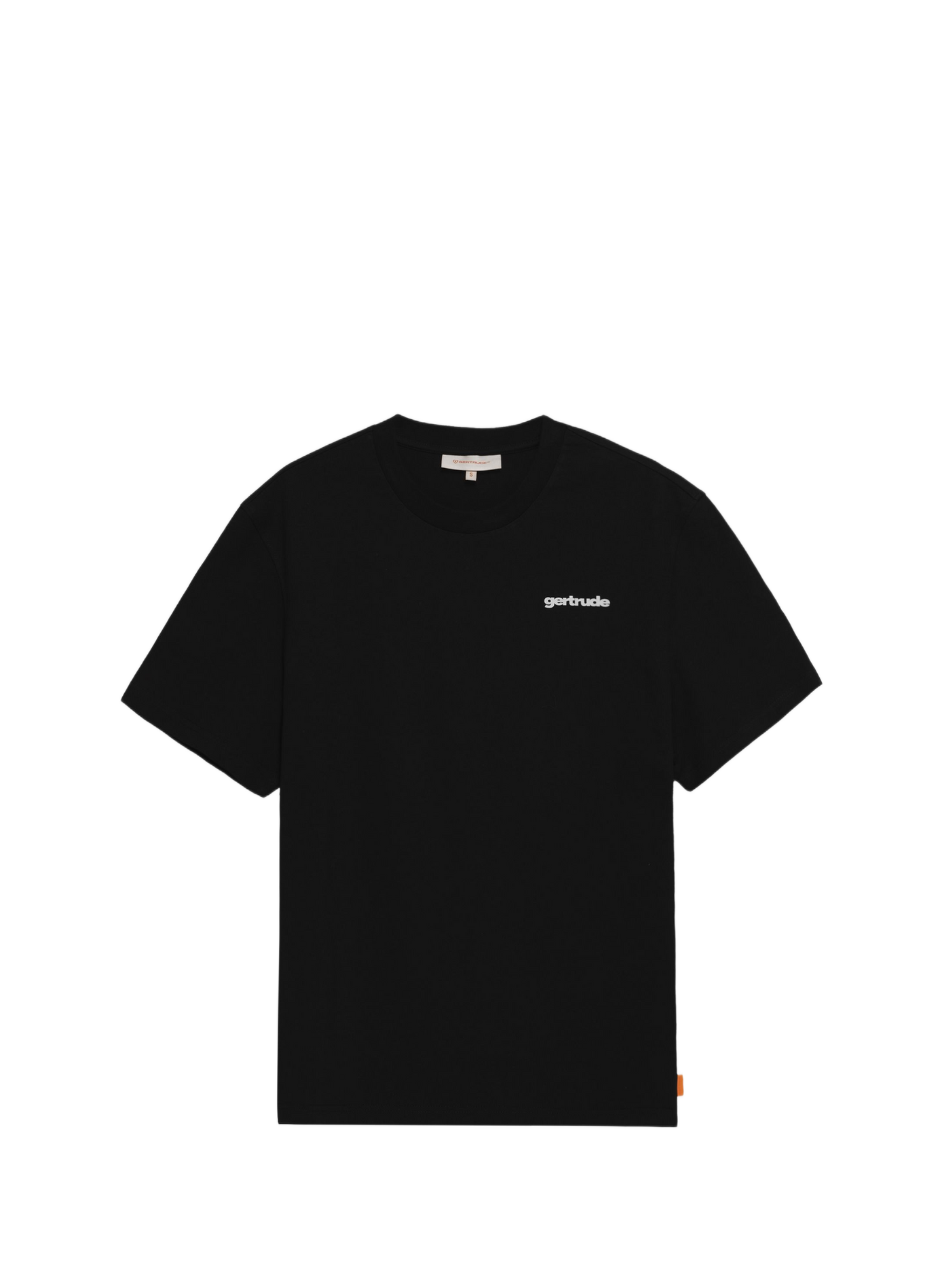 Leonstripe T-shirt met rechte pasvorm, ronde hals en print van katoen GERTRUDE Paars