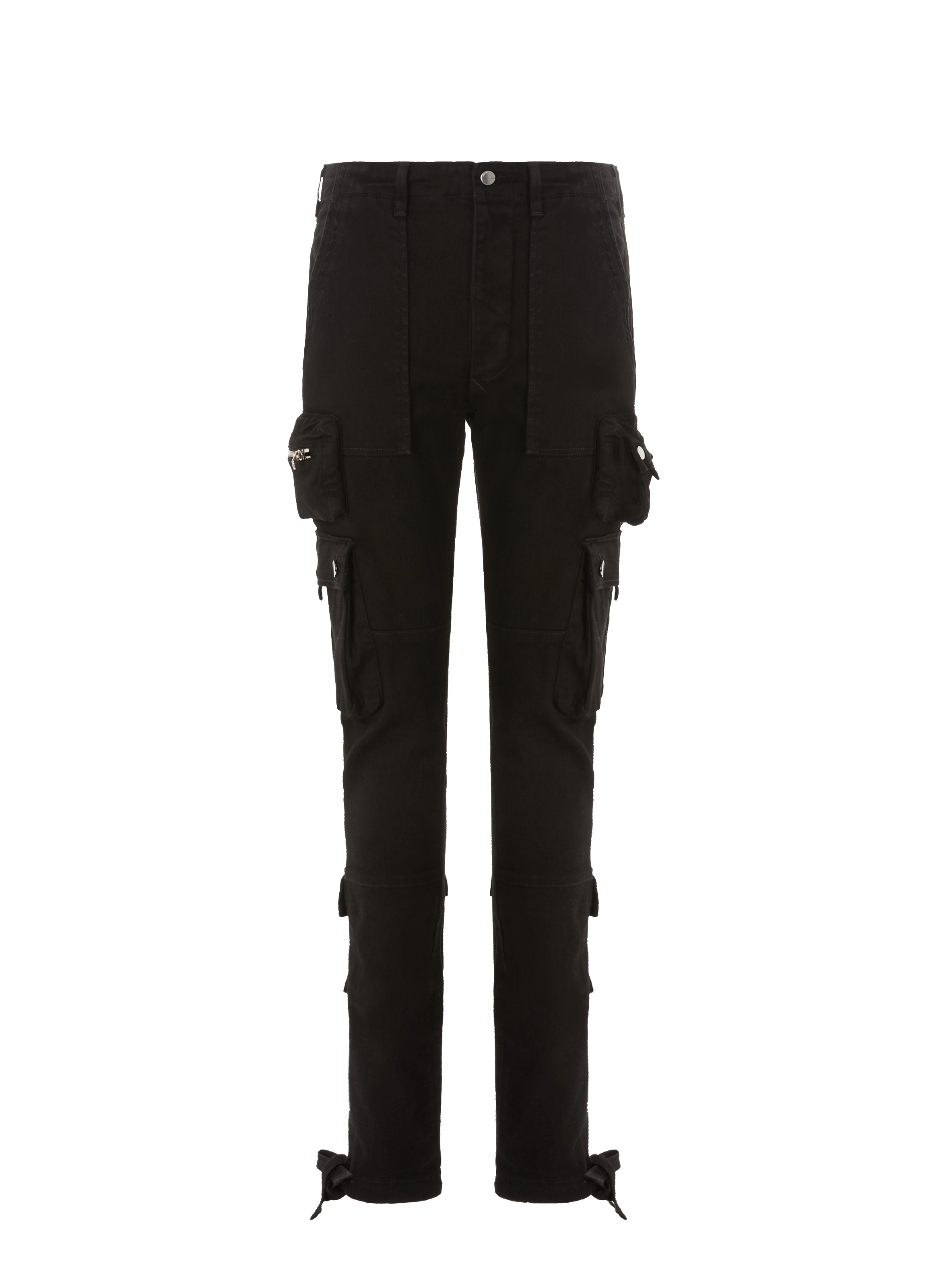 Pantalon slim en coton mélangé