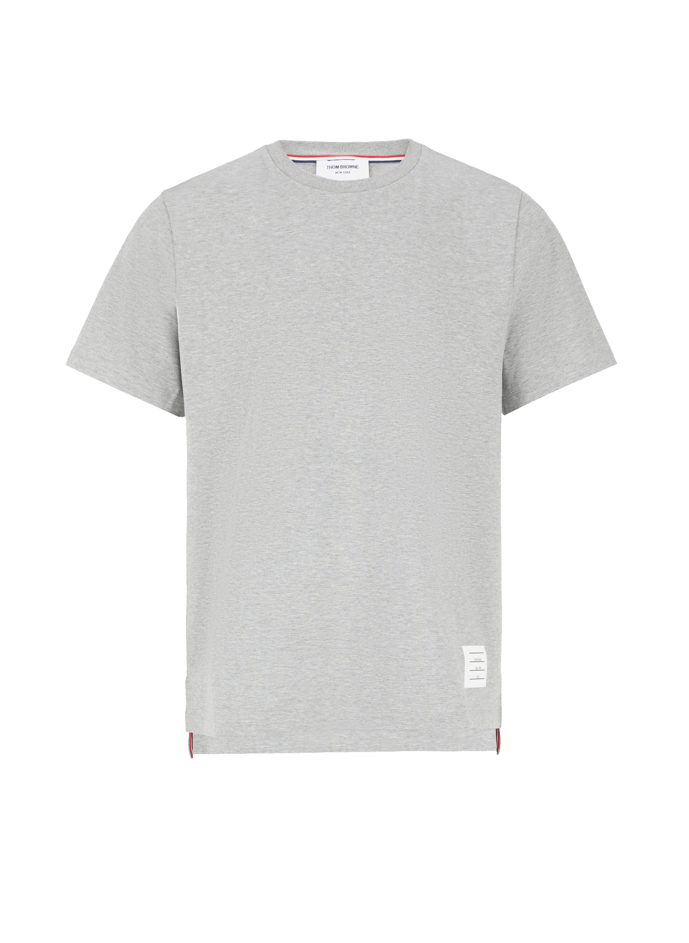 THOM BROWNE Cotton patch t-shirt Grey